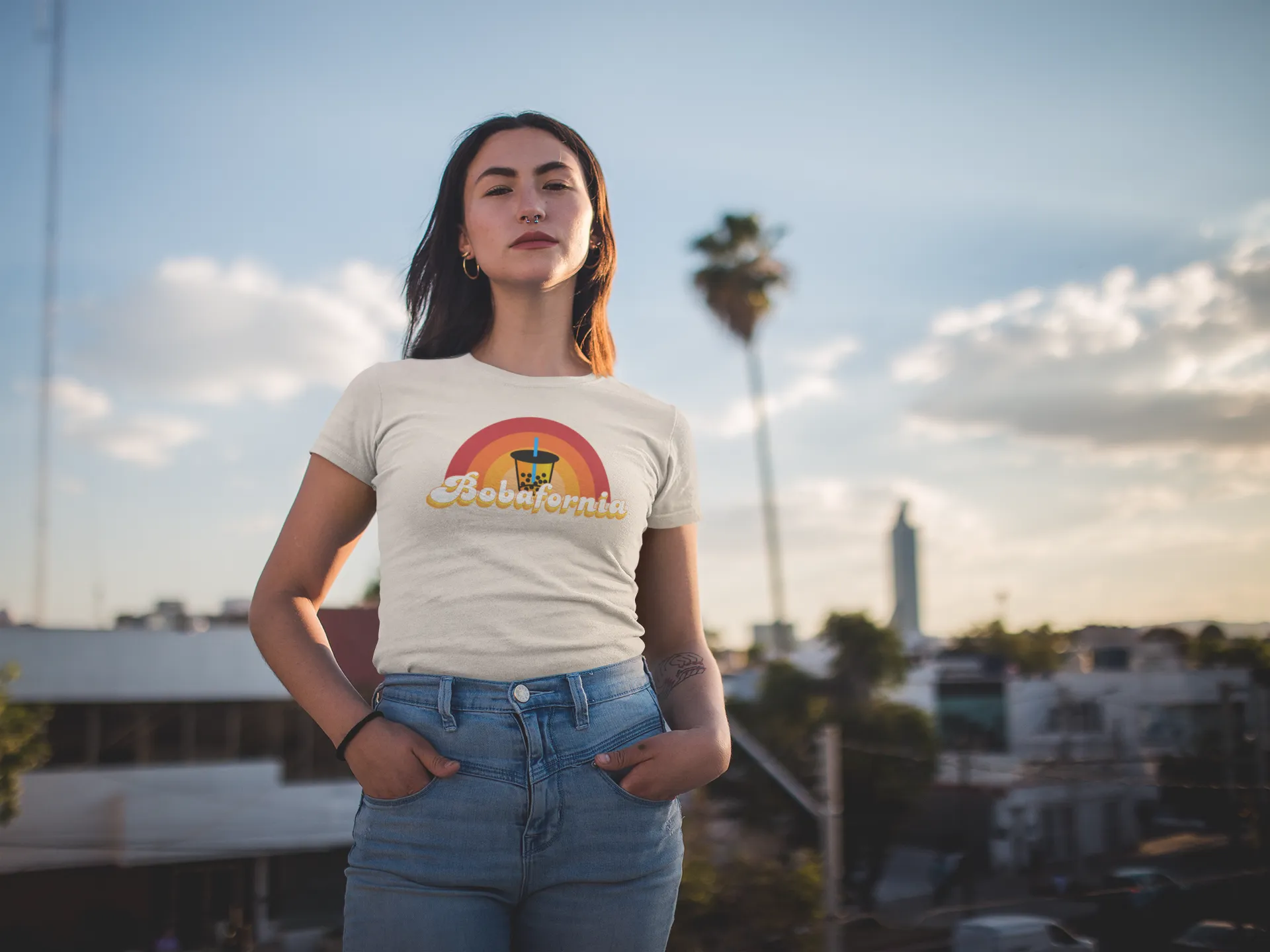 Bobafornia T-Shirt Vintage (Unisex)