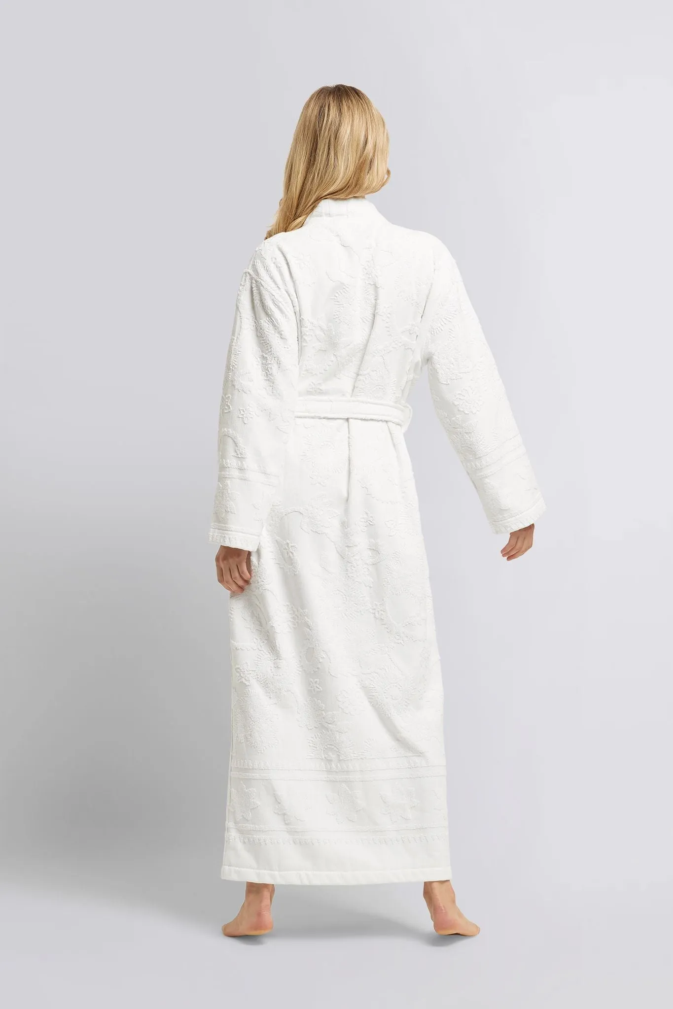 Bondi Towelling Robe - White