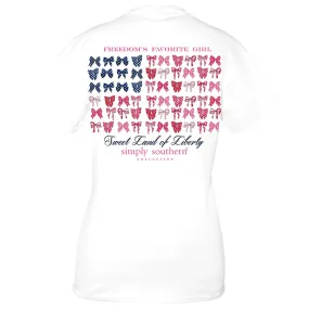 Bow Flag Short Sleeve T-Shirt