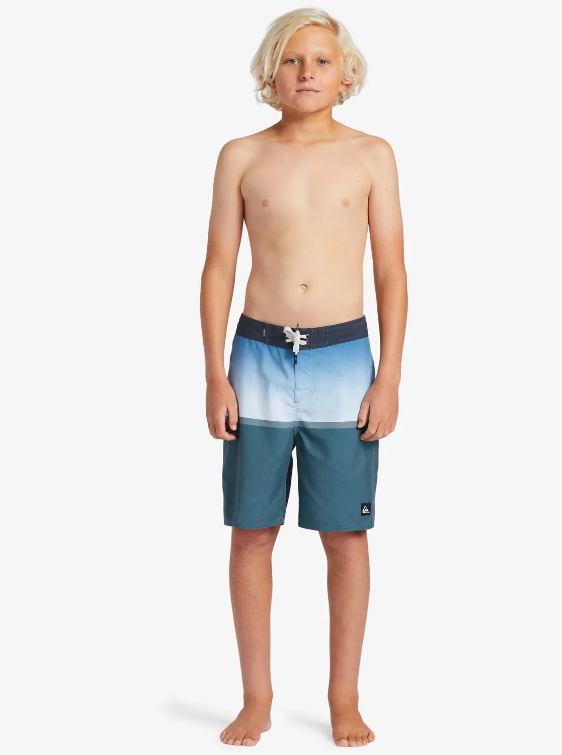 Boys 8-16 Everyday Division 17" Boardshorts - Aegean Blue