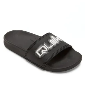 Boys 8-16 Rivi Wordmark Slide II Sandals - Black 1