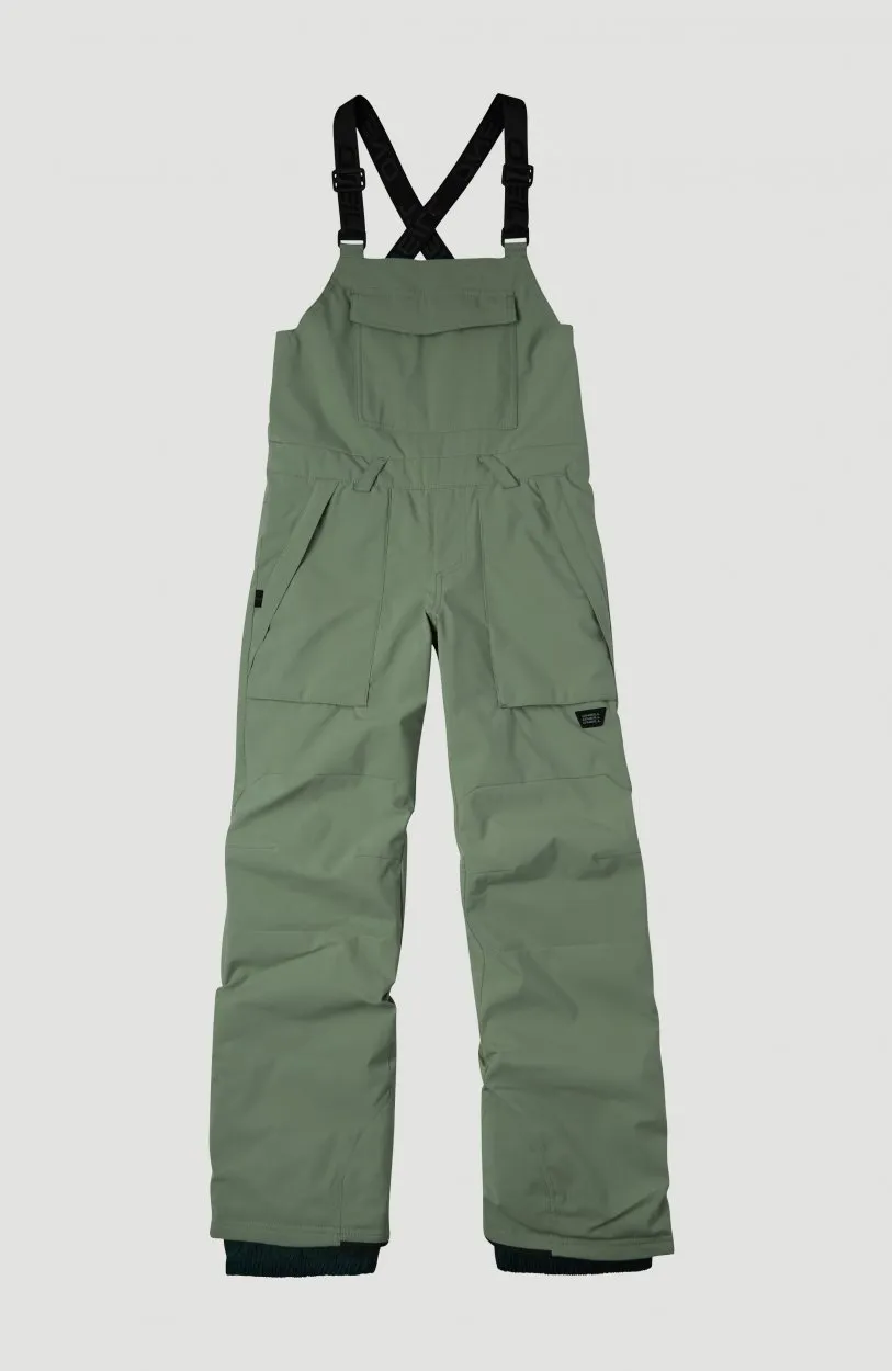 Boys Bib Snow Snow Pants - Lily Pad