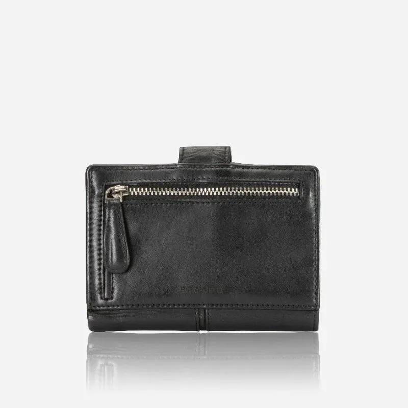 Brando Seymour Loren Medium Purse With Tab Closure | Black