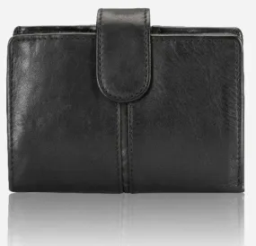 Brando Seymour Loren Medium Purse With Tab Closure | Black