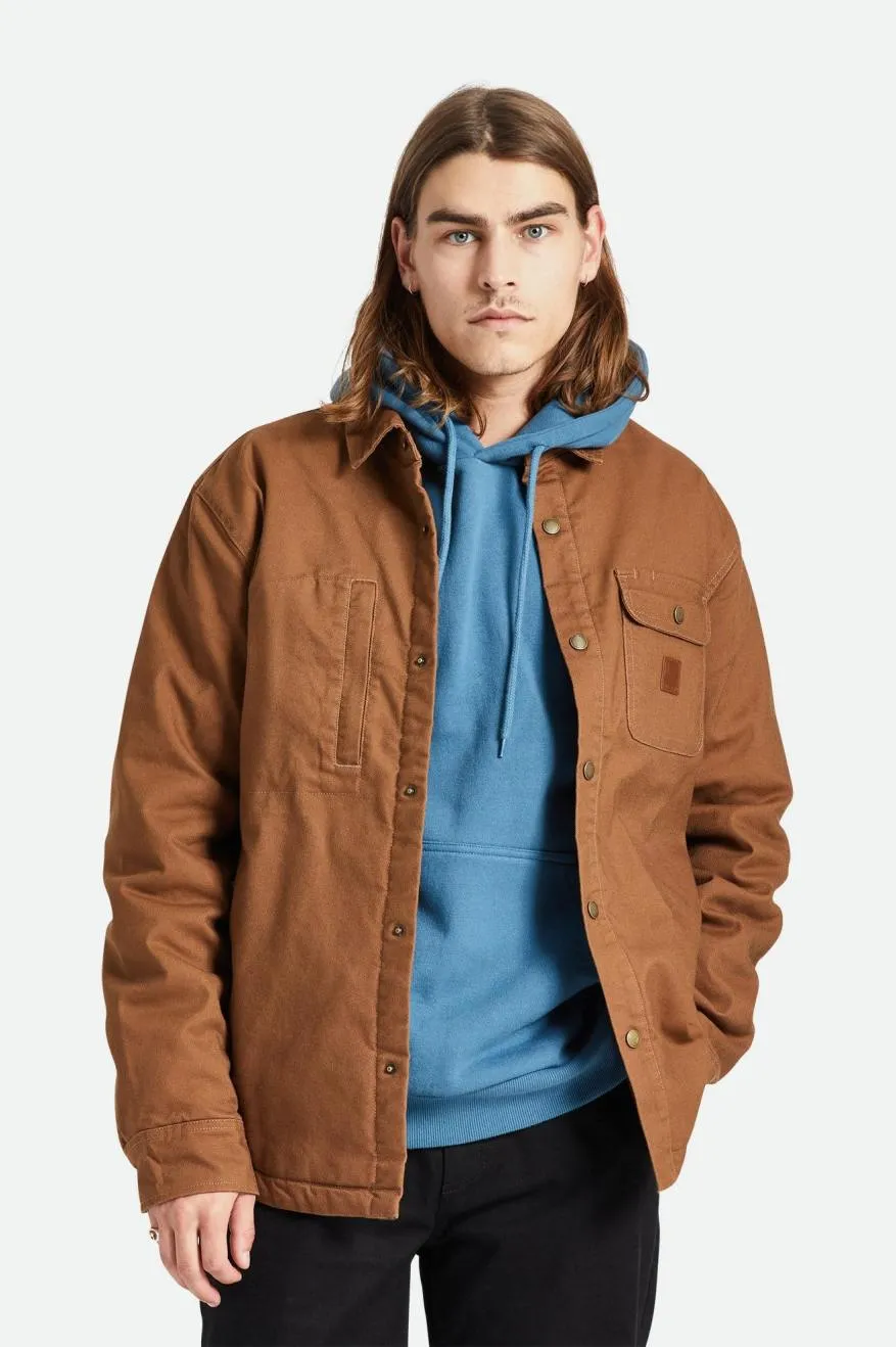 Builders Stretch Flannel Lined Jacket - Bison