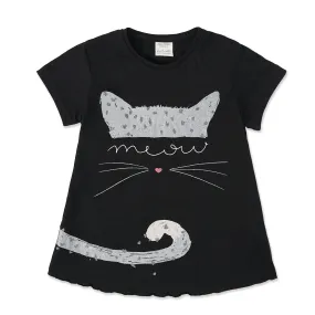 C1532 ZR Cute Queen Black T-Shirt