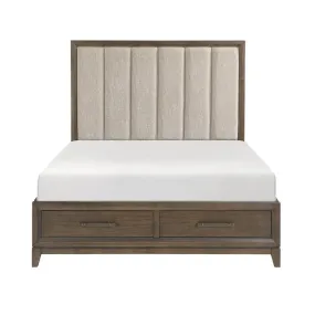 Cambridge (3) Eastern King Platform Bed with Footboard Storage