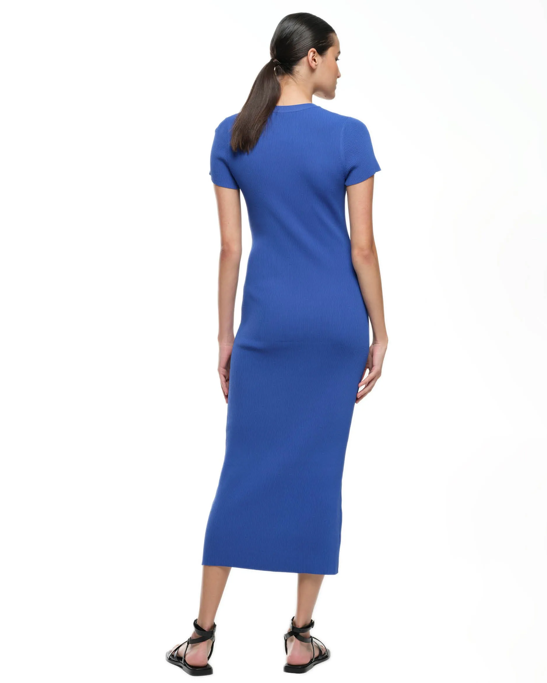 CAMILLA KNIT DRESS - COBALT