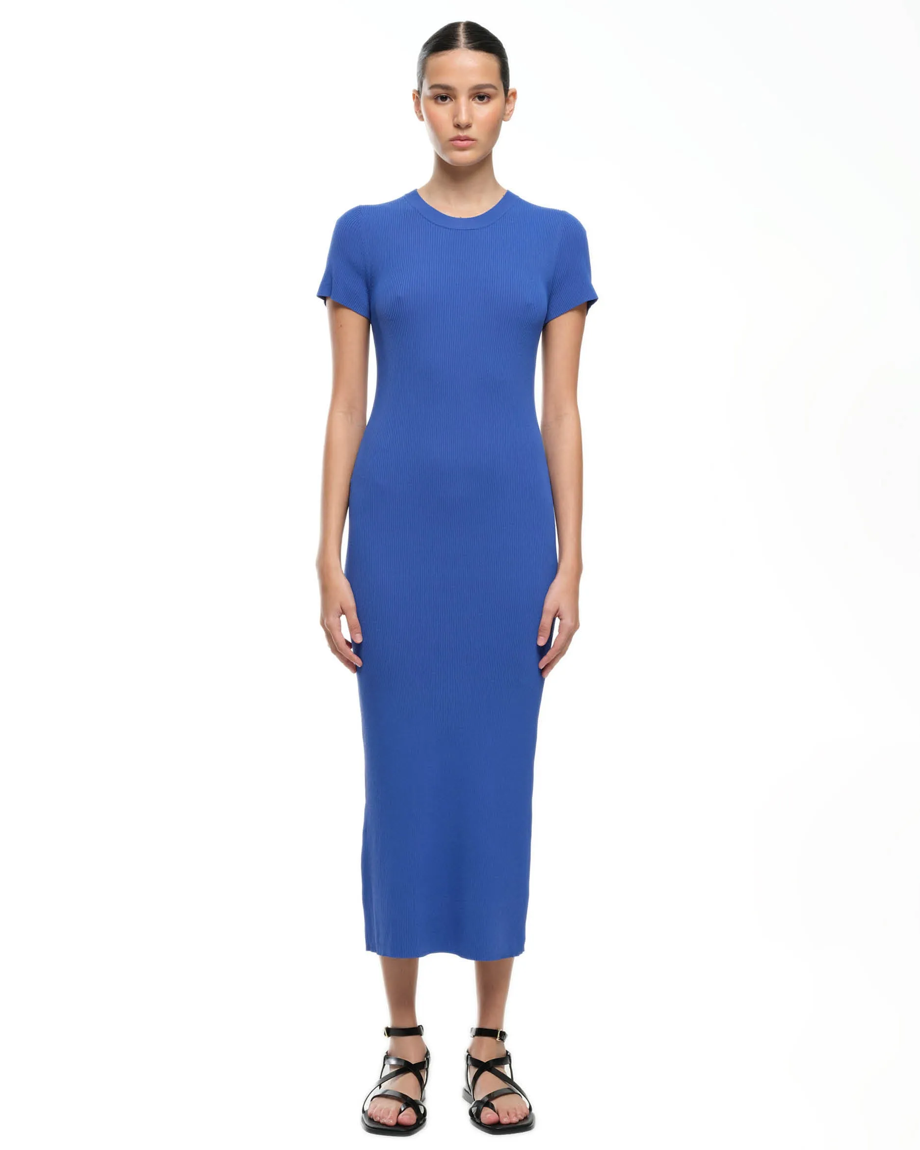 CAMILLA KNIT DRESS - COBALT