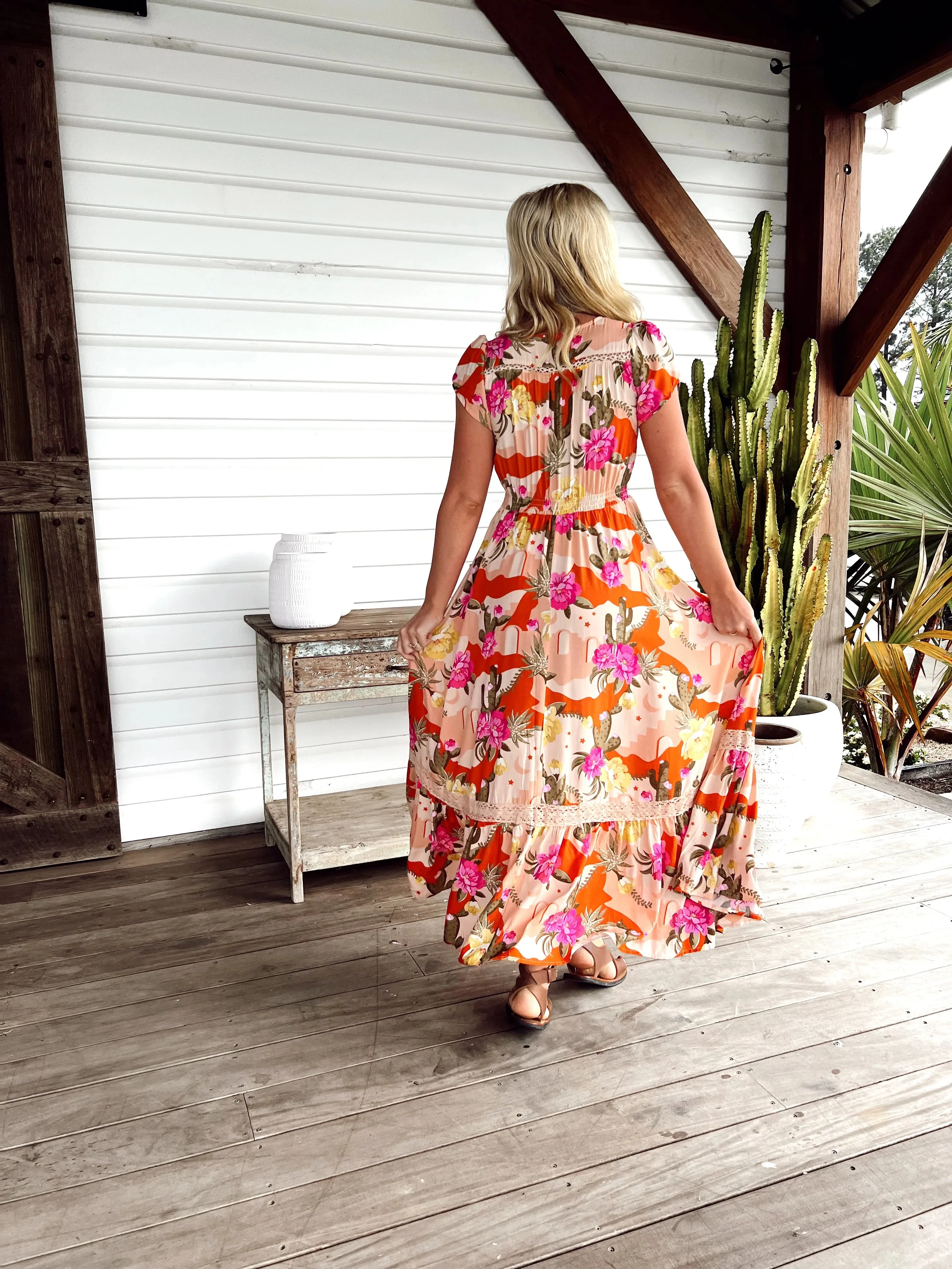 Carmen Maxi Dress - Agave Collection