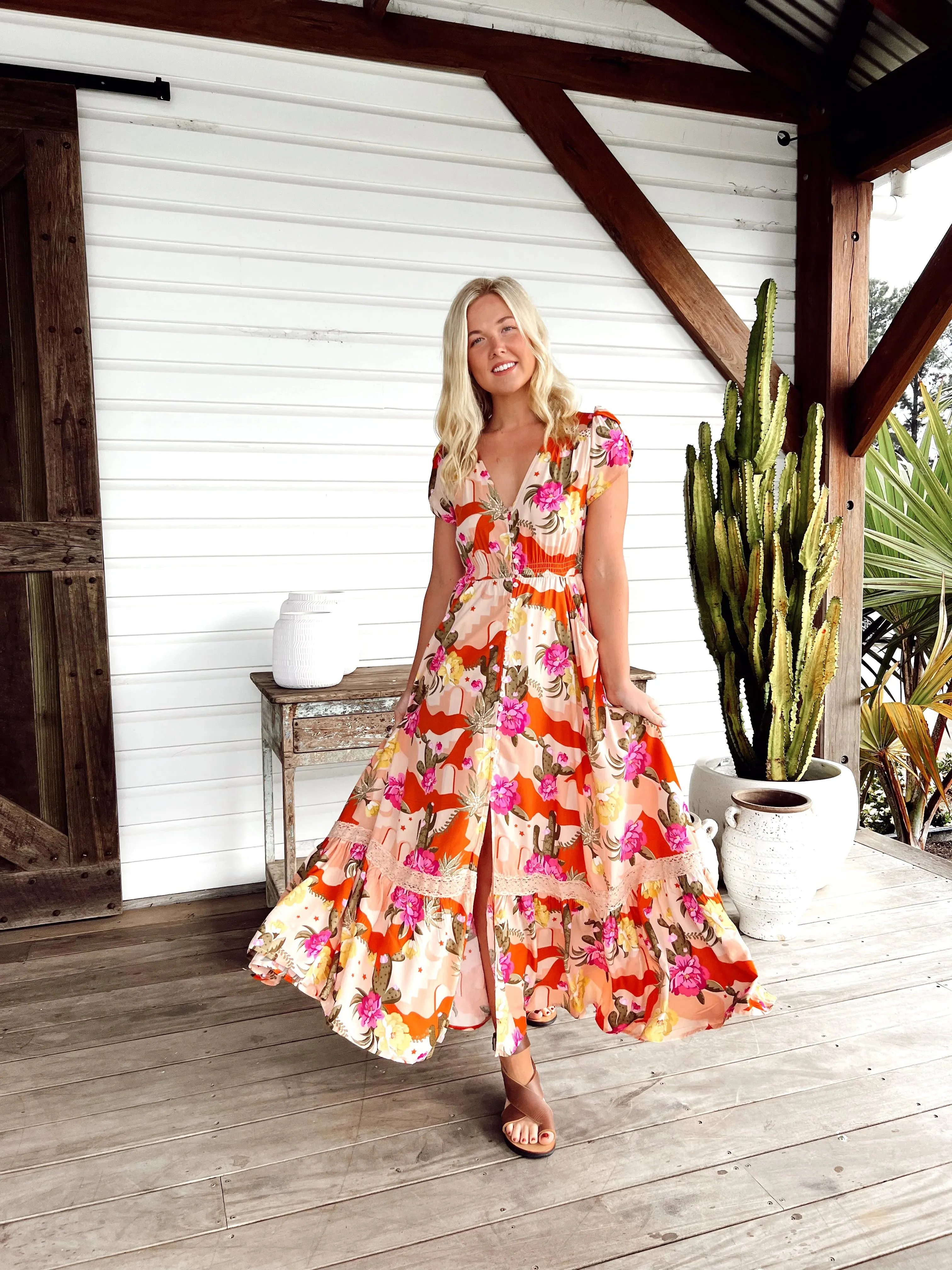 Carmen Maxi Dress - Agave Collection