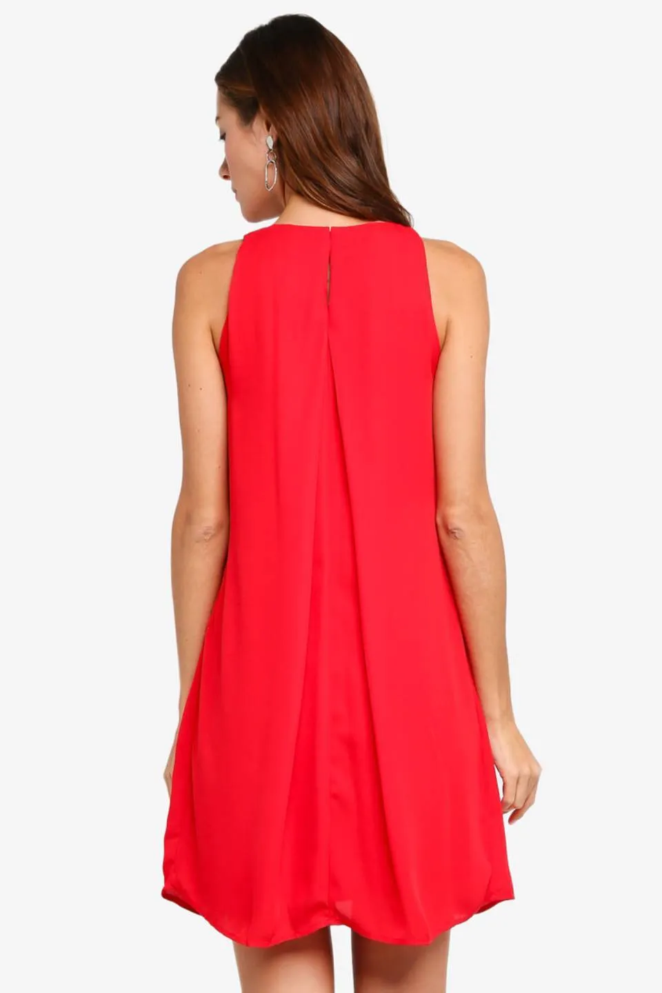 Carmene Sleeveless Nursing Dress Red