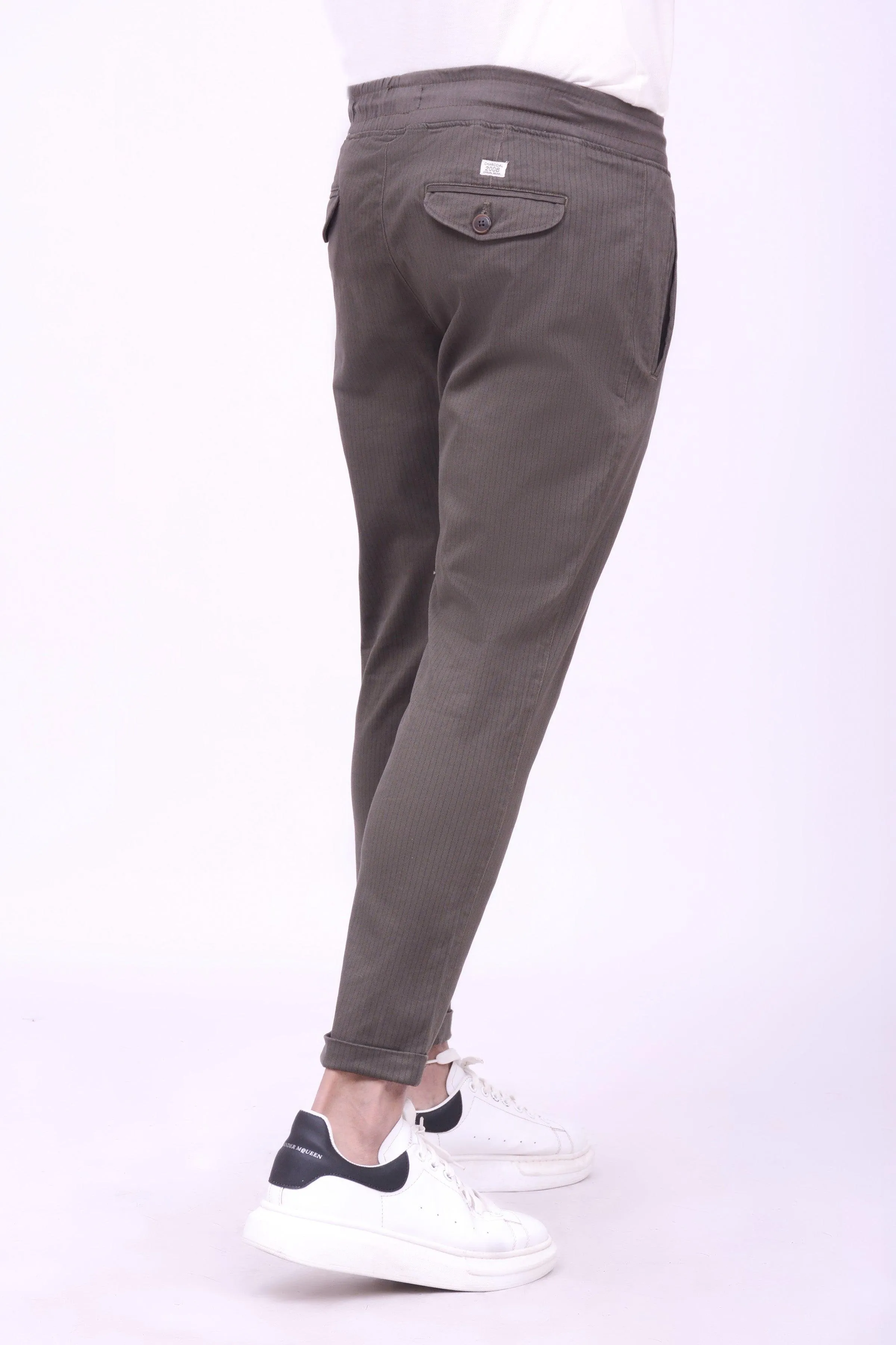 CASUAL JOGGER TROUSER DARK OLIVE