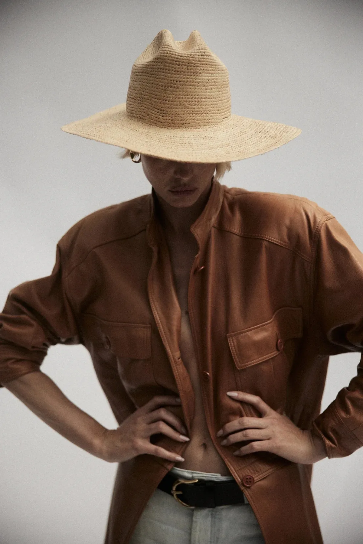 Chandler Raffia Hat - Natural