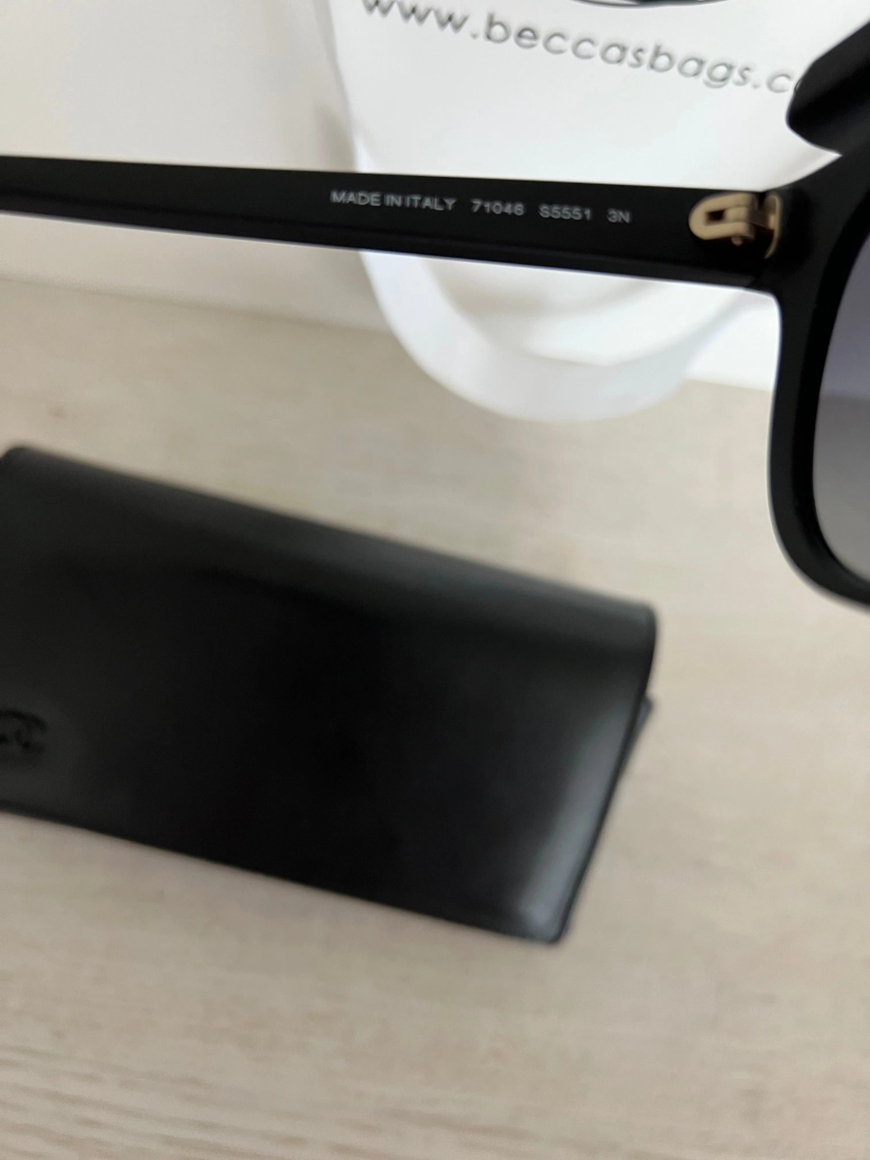 Chanel Visor Sunglasses