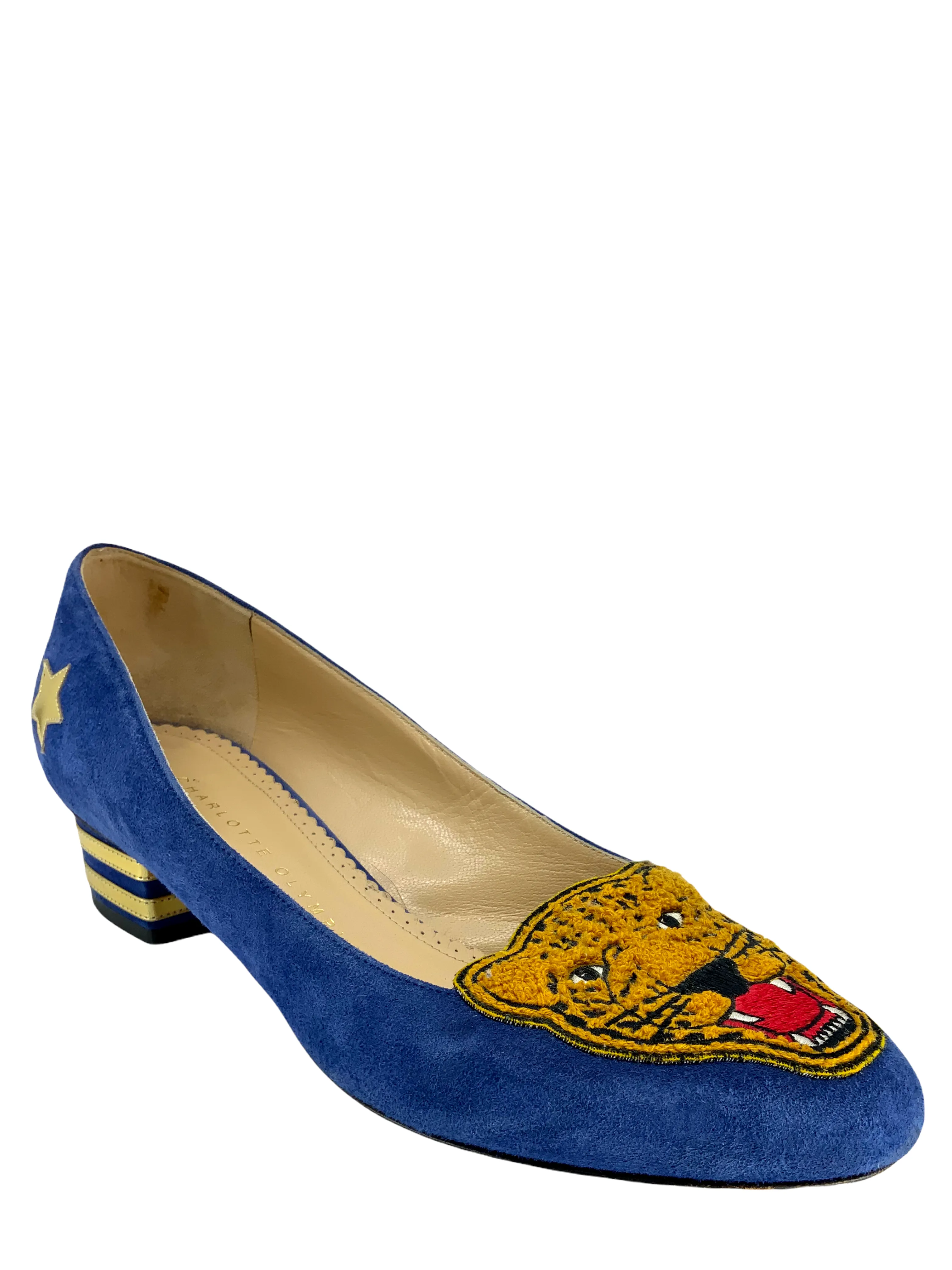 Charlotte Olympia Mascot Flats Size 7