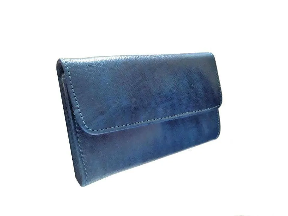 Club Morocco Wallet - Simple - Small - Blue