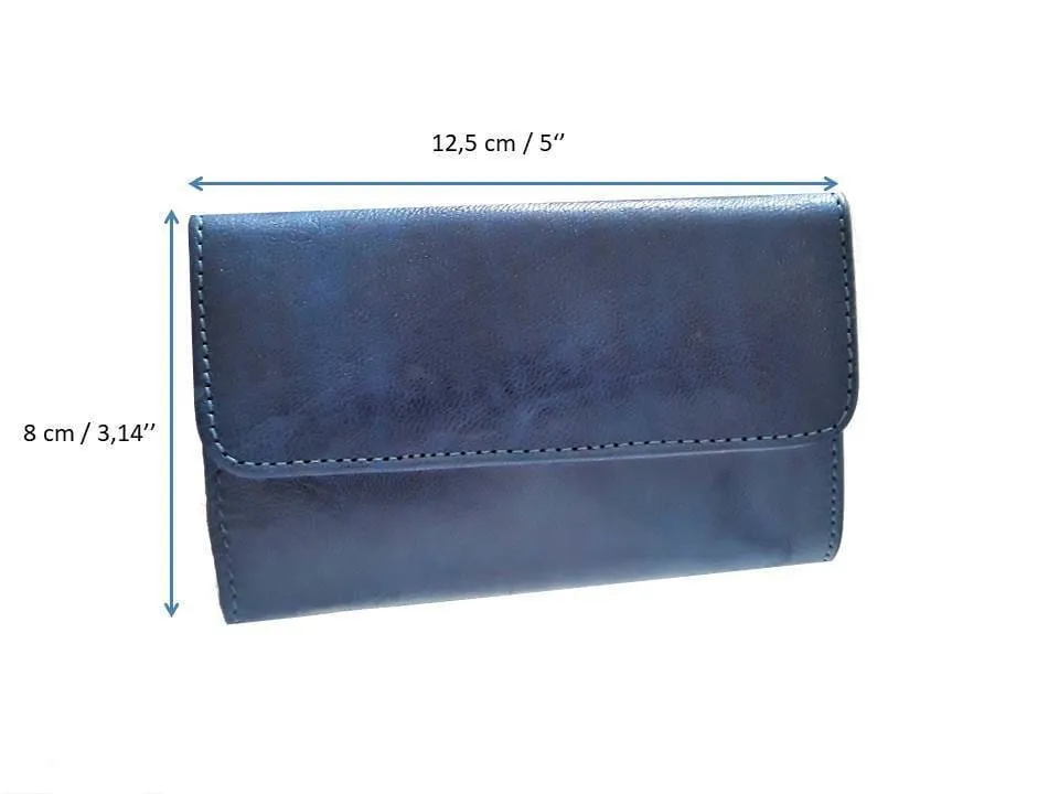 Club Morocco Wallet - Simple - Small - Blue