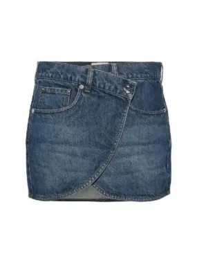 Coperni twisted waist denim skirt 271412