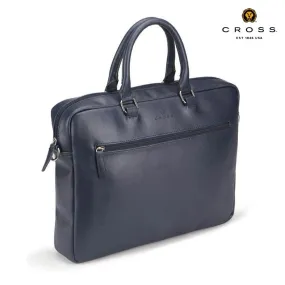 Cross Jasper Office Laptop Briefcase | Navy Blue