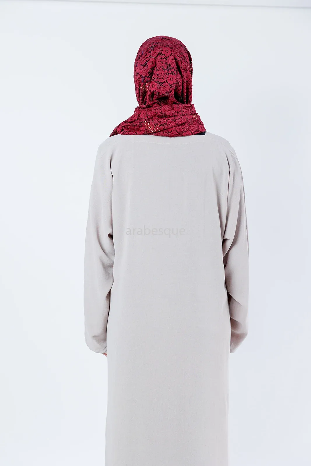 Crushed Polyester Closed Abaya (10 Colours)