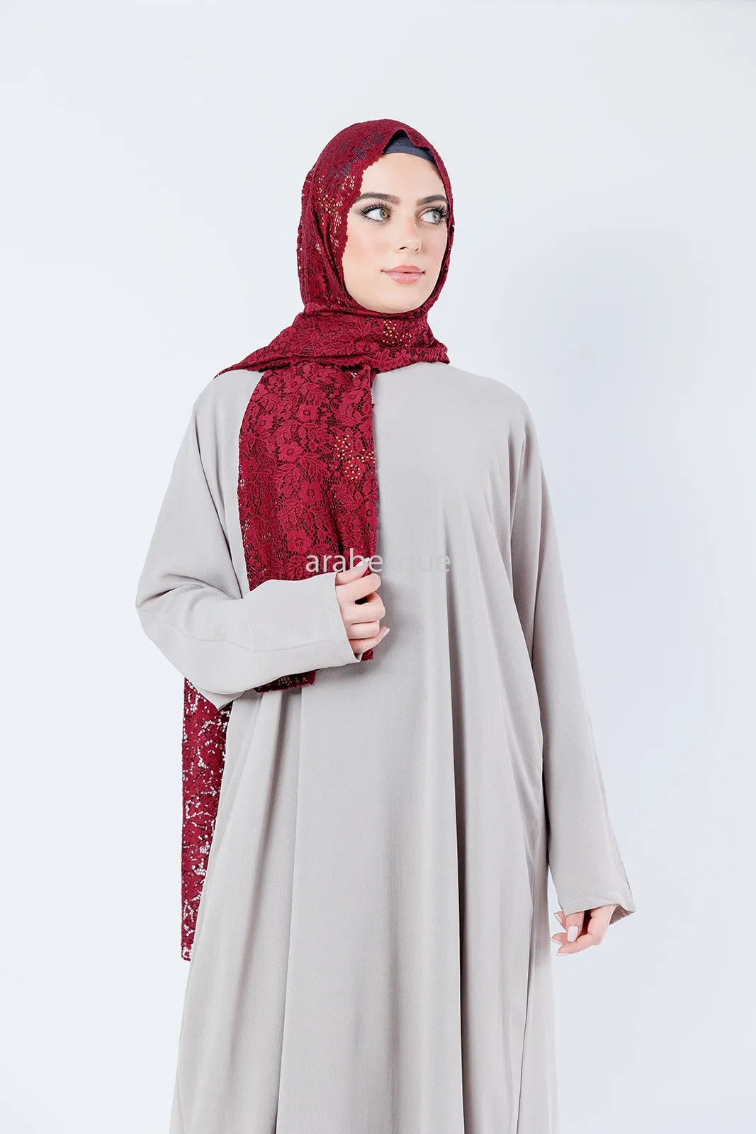 Crushed Polyester Closed Abaya (10 Colours)