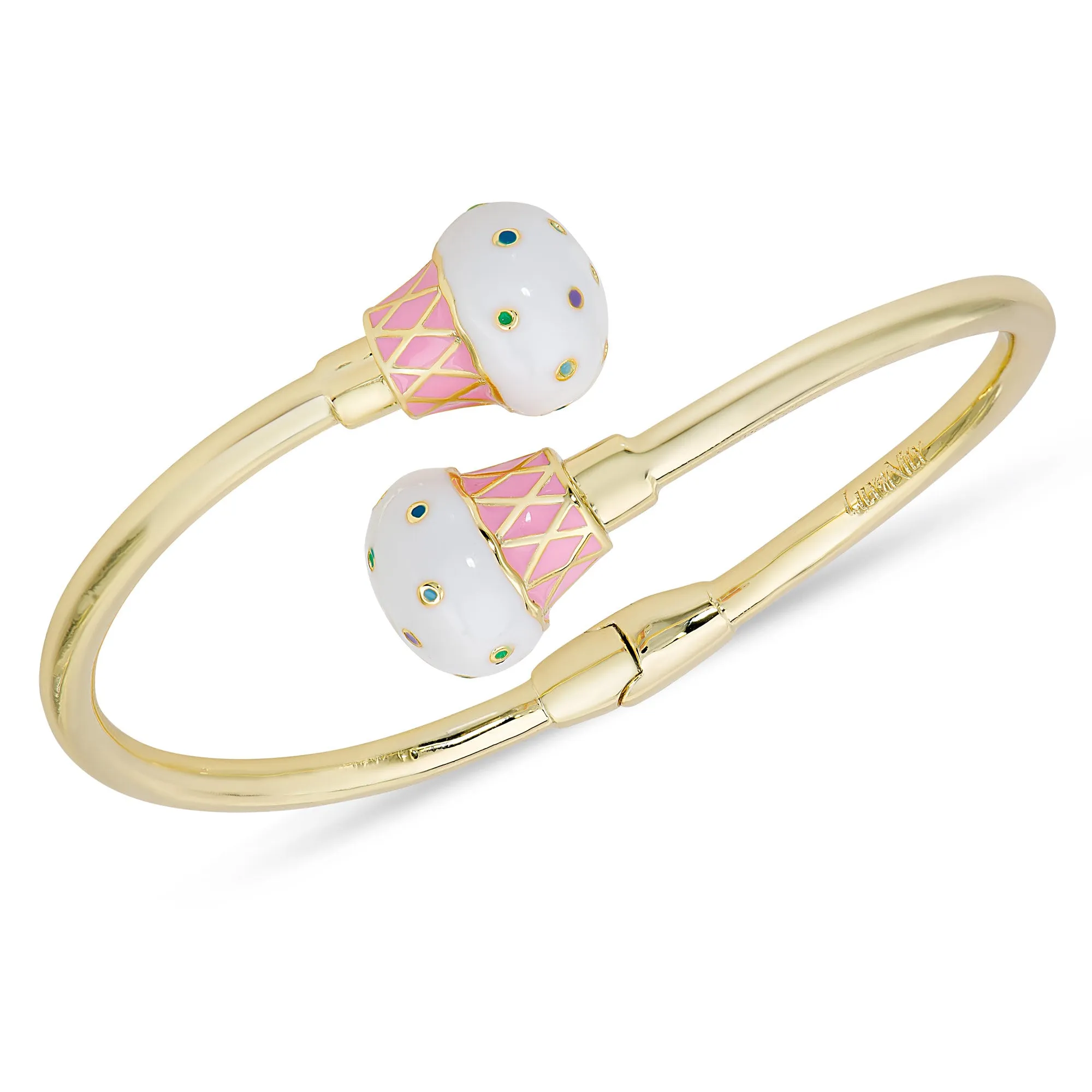 Cupcake Hinged Bypass Bangle