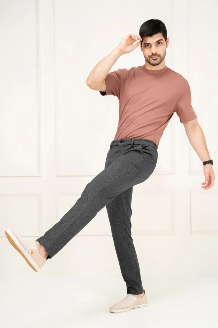 Dark Grey Slim Fit Power Stretch Pants