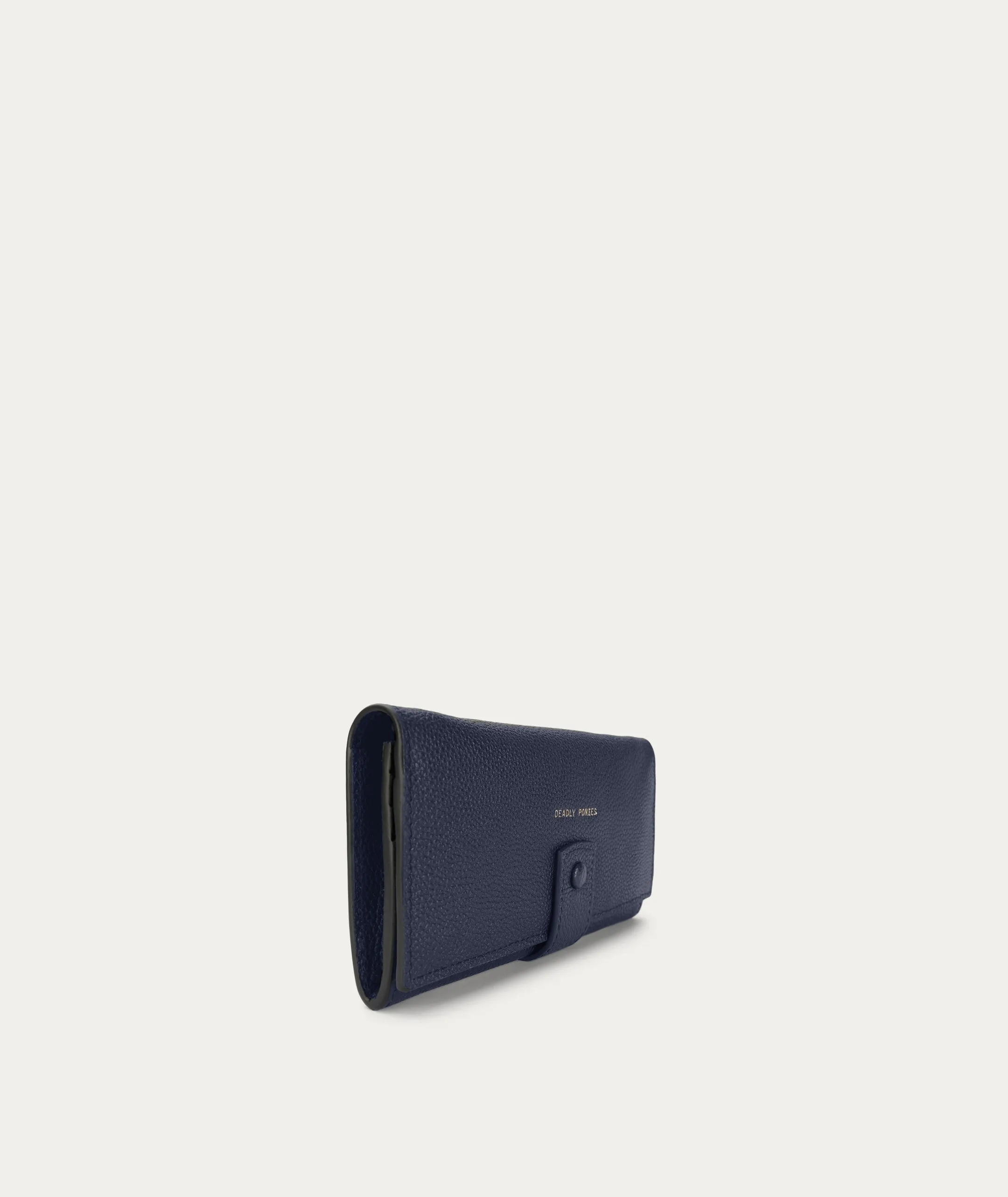 Deadly Ponies Flip and Snap Wallet Maxi - Indigo