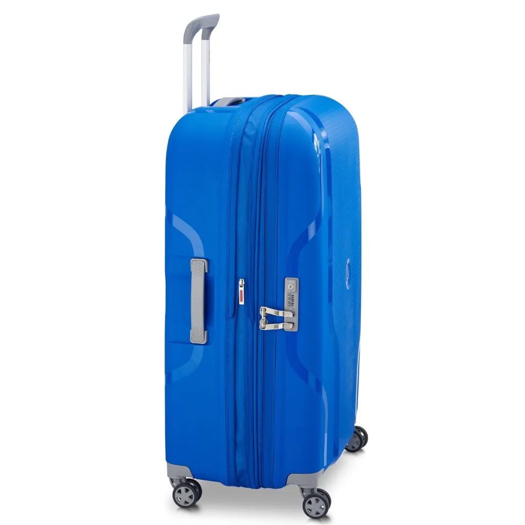 Delsey Clavel 76cm Medium Hardsided Spinner Luggage - Klein Blue