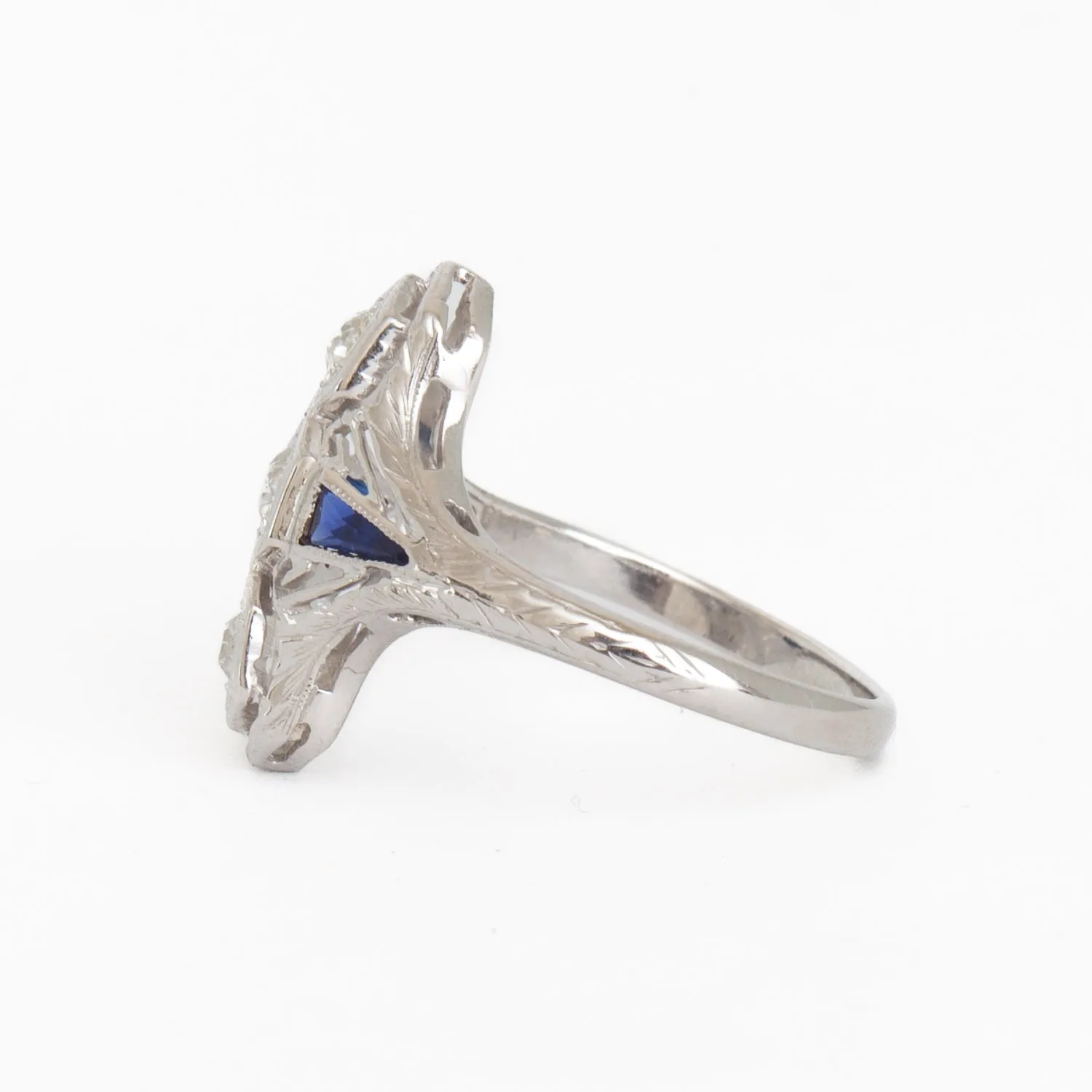 Diamond & Sapphire Dinner Ring