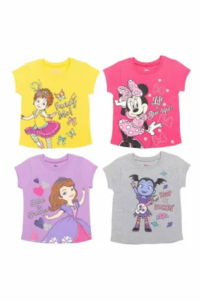 Disney Junior 4 Pack Graphic T-Shirt