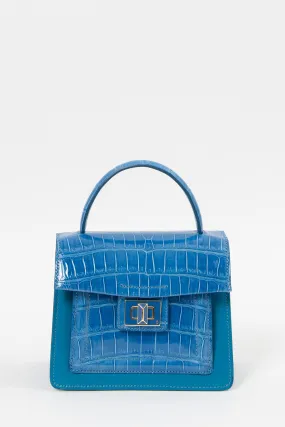 DIVINA SMALL HANDBAG IN MEDITERRANEAN BLUE