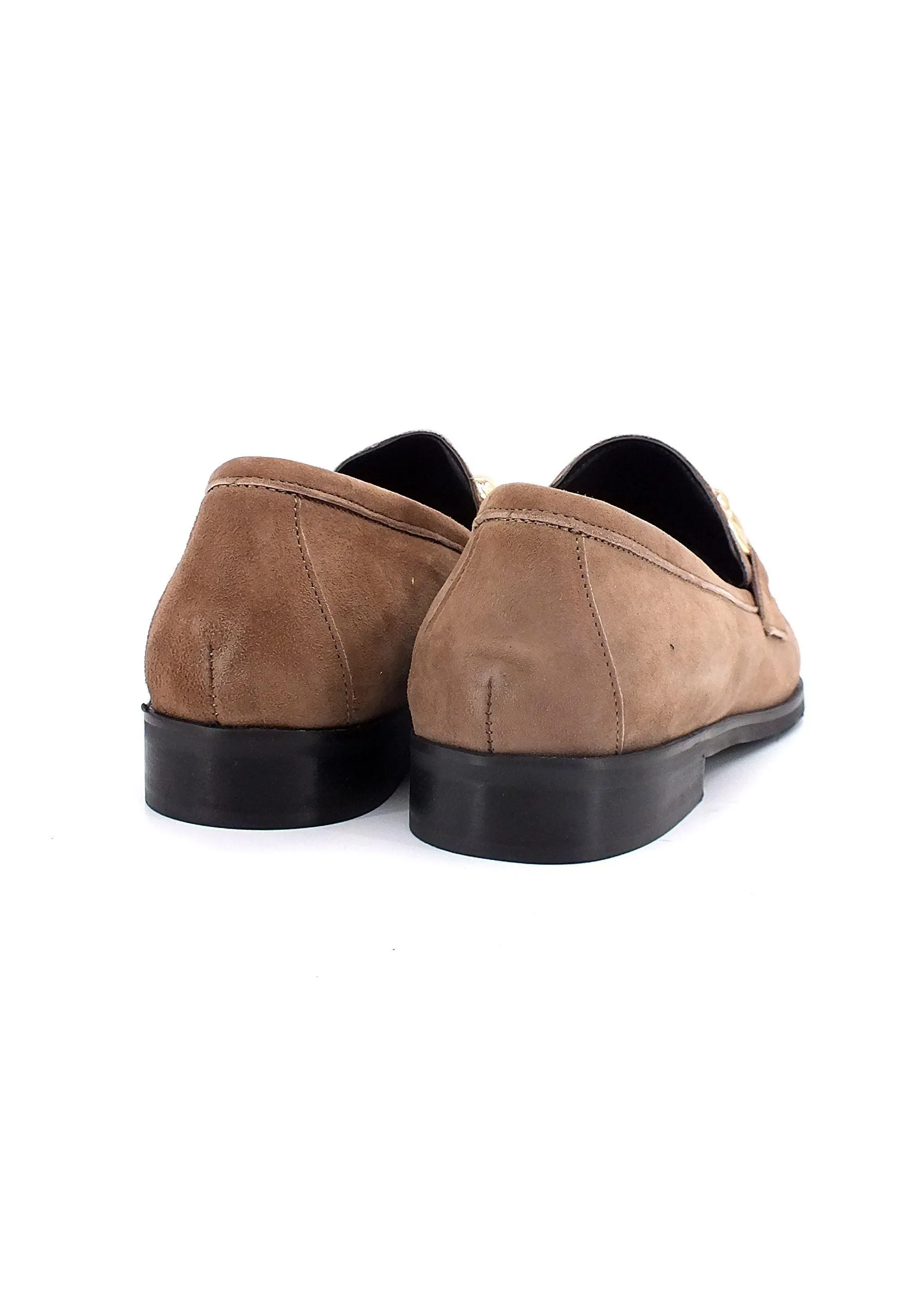 DIVINE FOLLIE Mocassino A Punta Donna Marrone Taupe DF2225