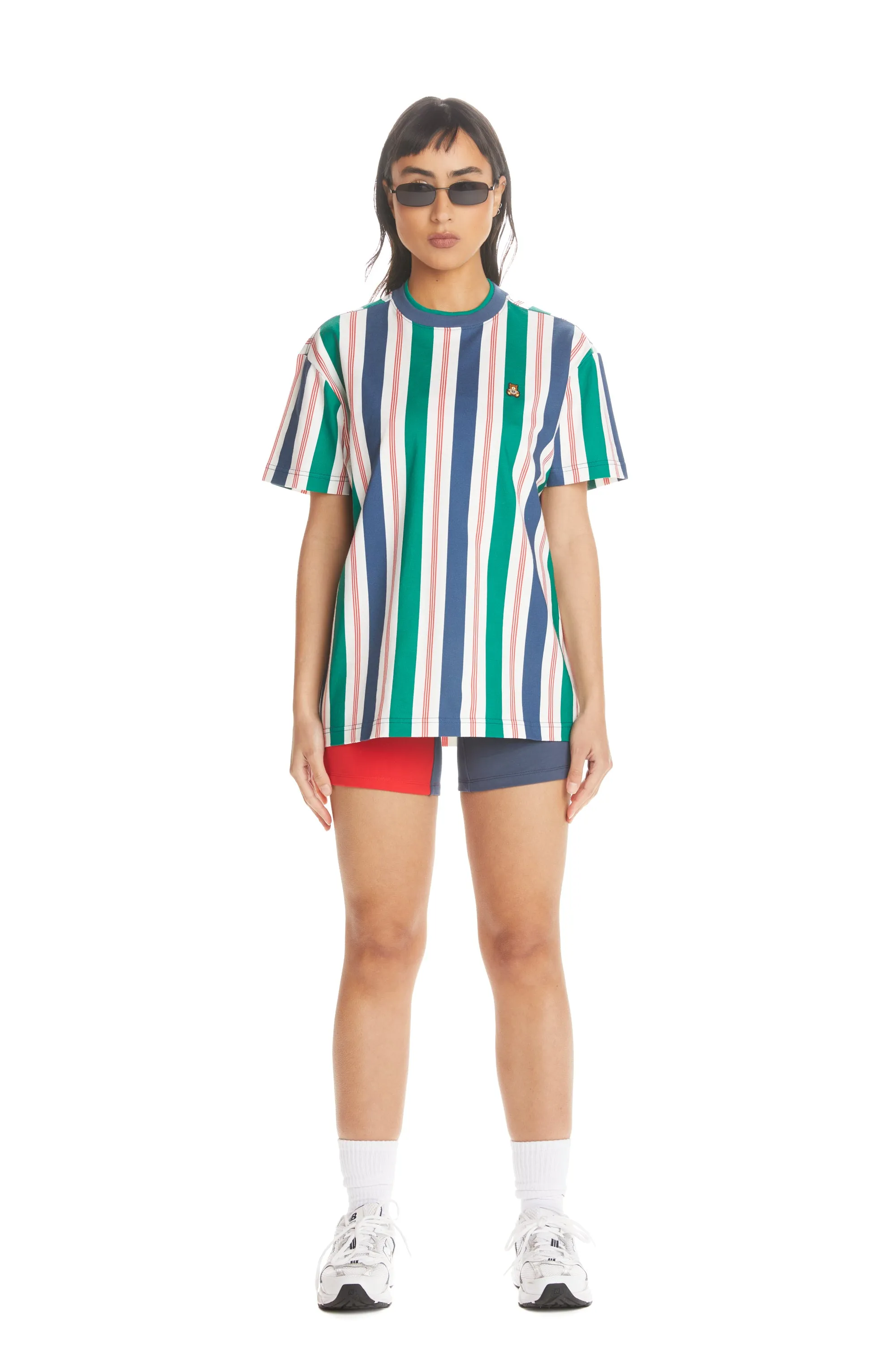 Double Collar Stripe Tee