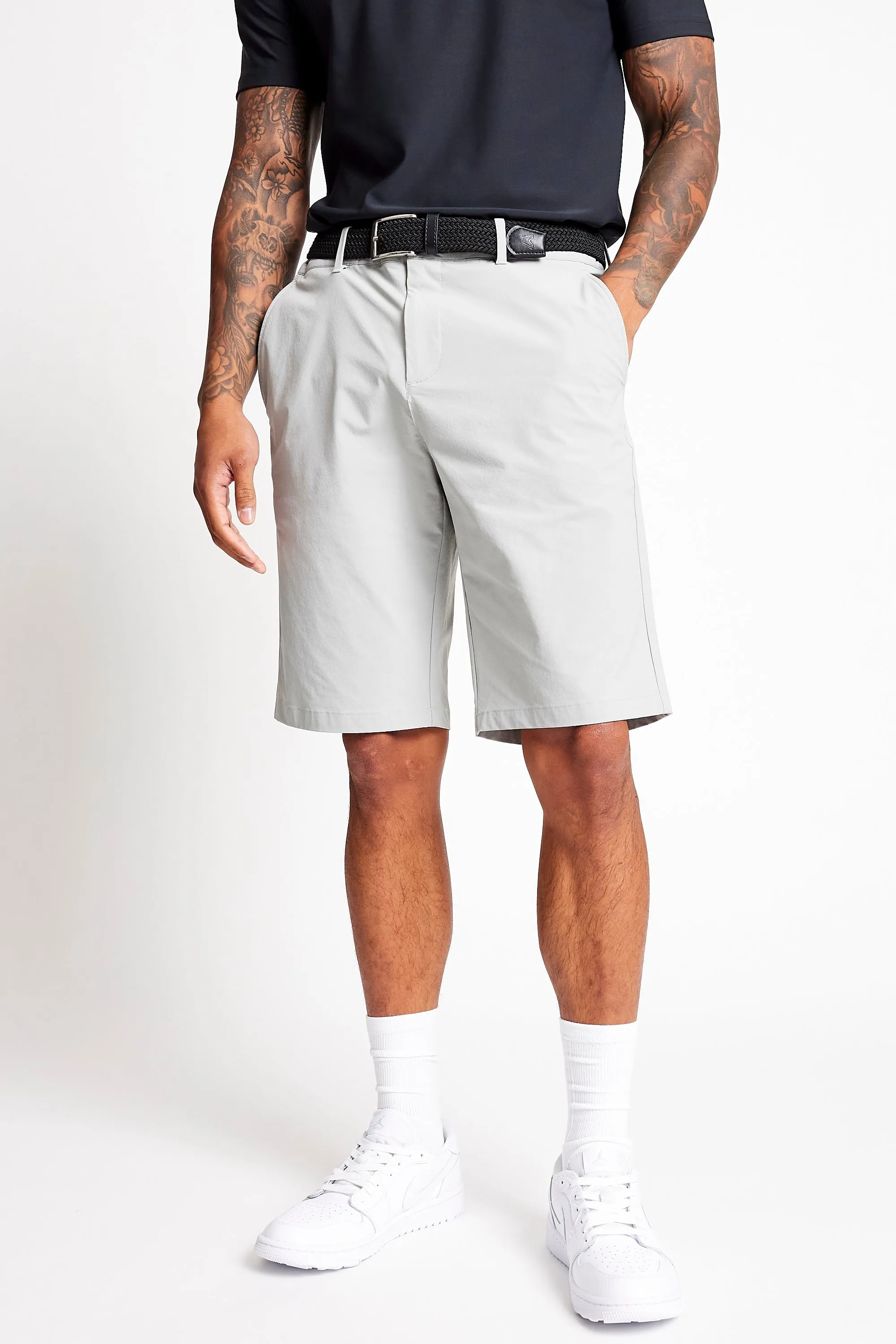 Dynamic Stretch Golf Shorts - Driver Grey