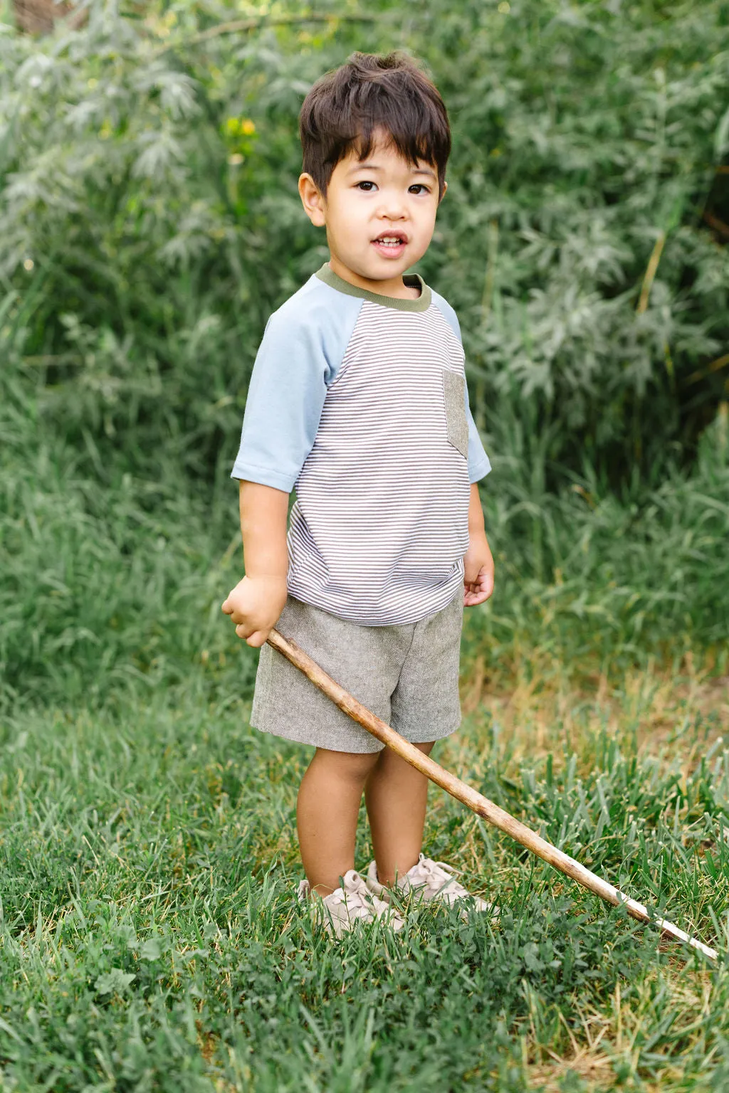 Easy Short in Olive Linen