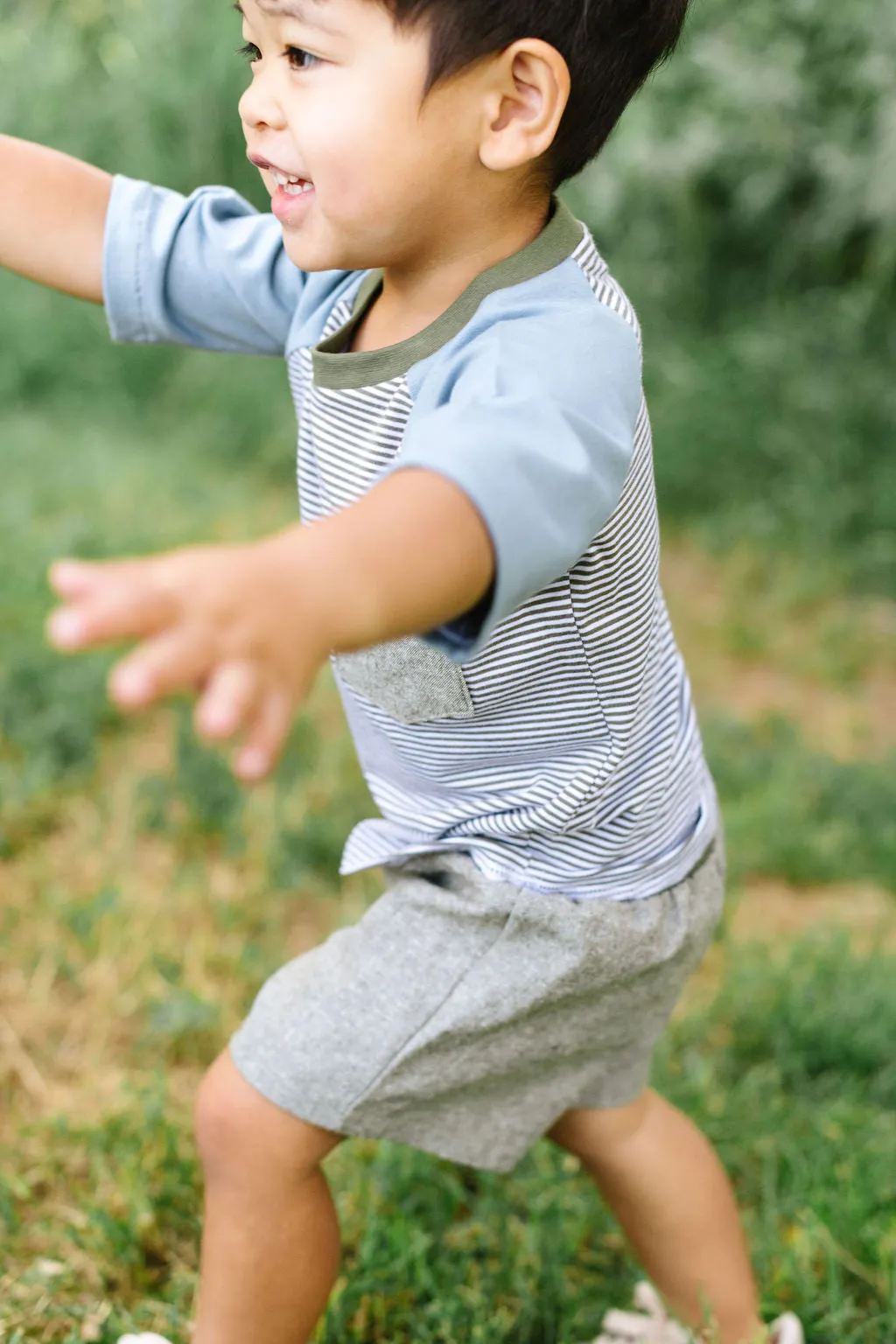 Easy Short in Olive Linen