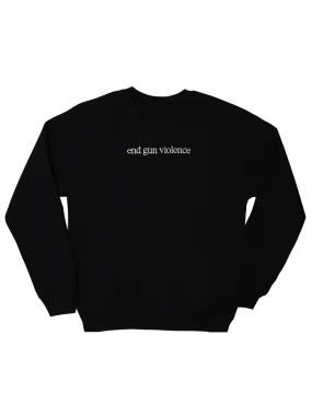 End Gun Violence Embroidered Sweatshirt