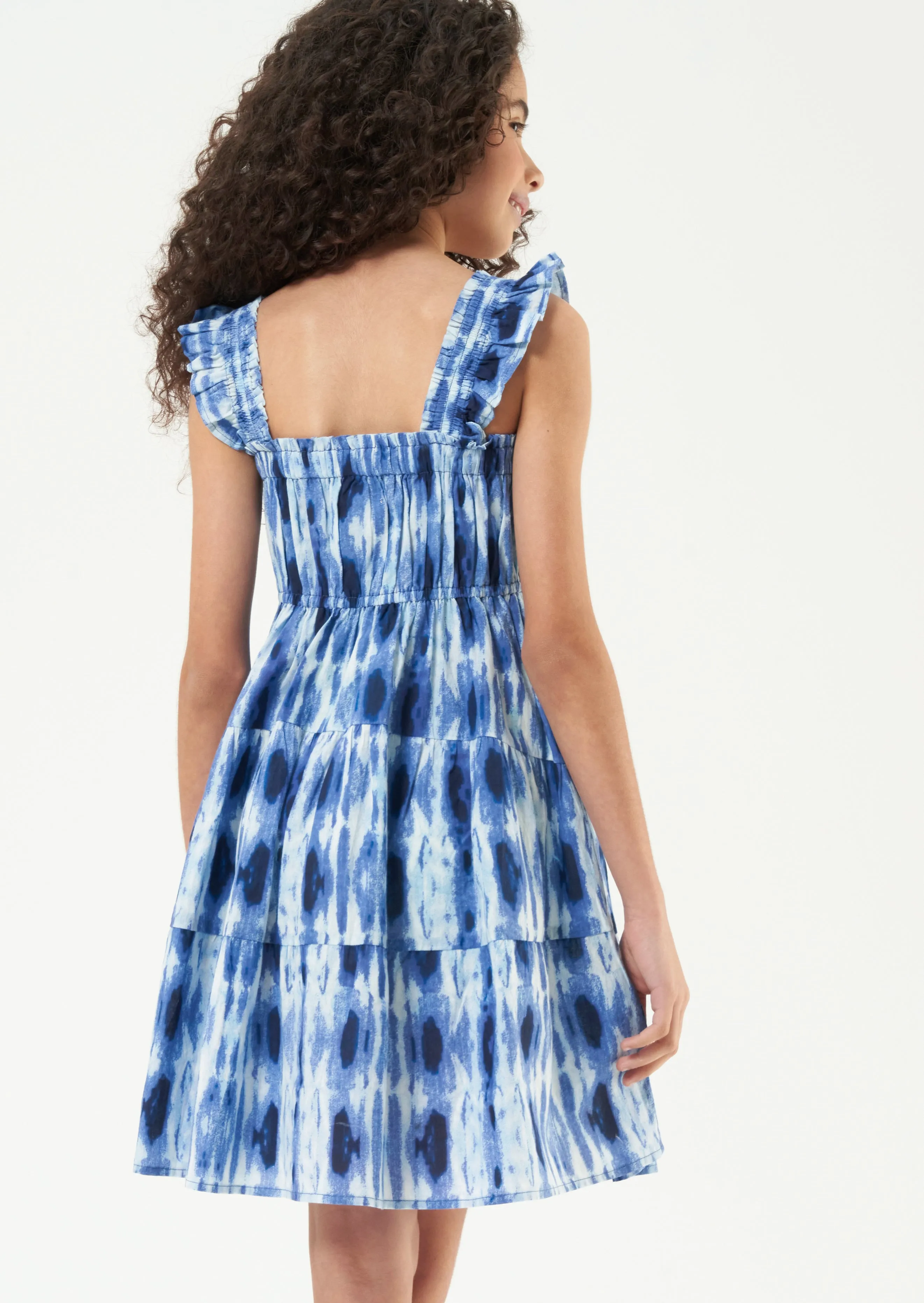 Etta Tie Dye Blue Dress