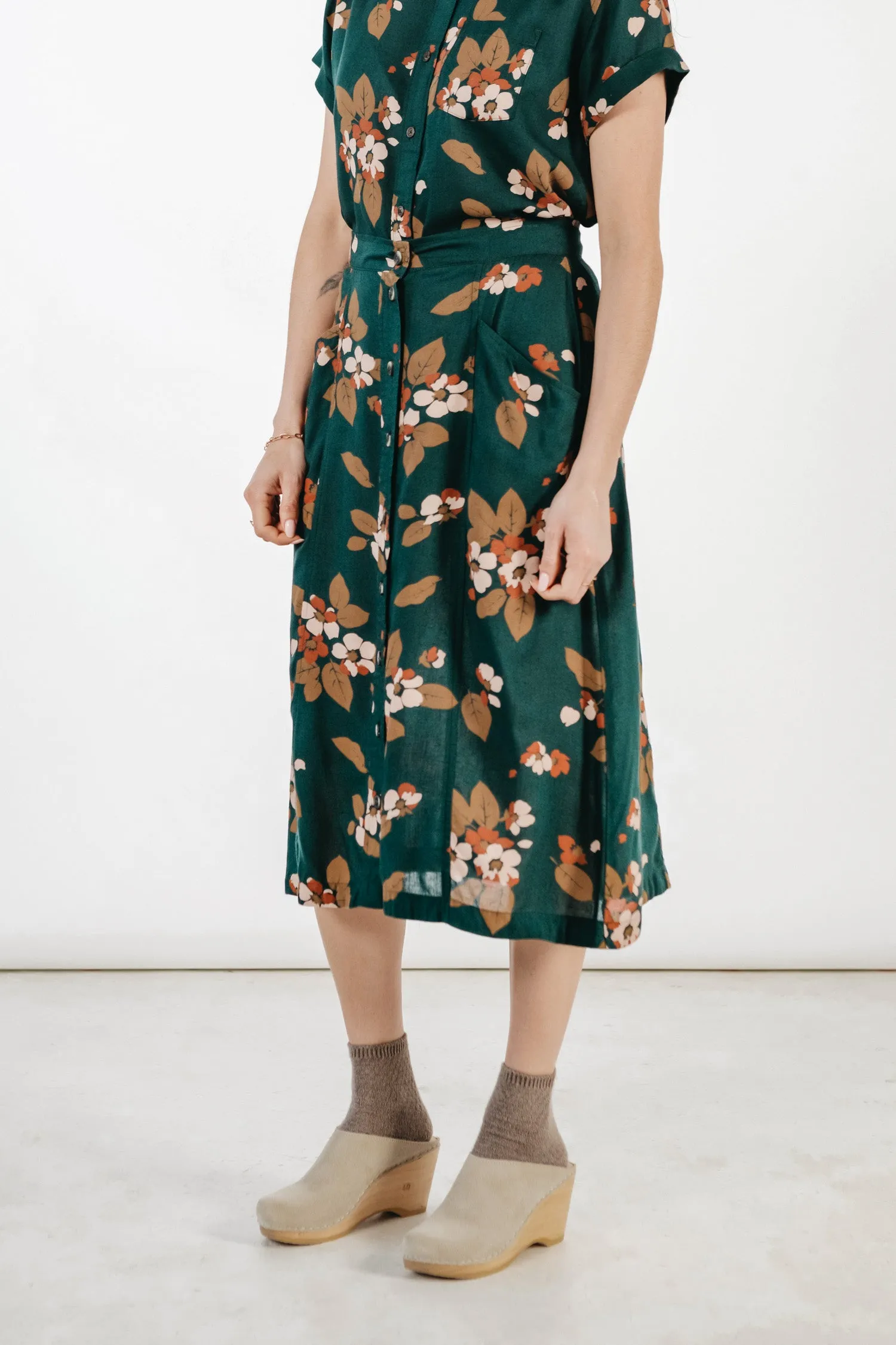 Evelyn Skirt / Forest Floral