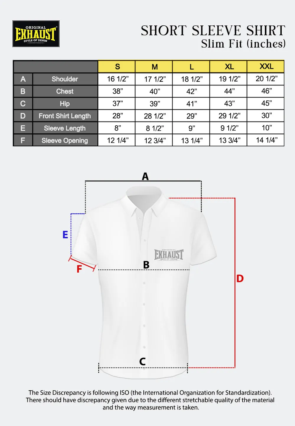 EXHAUST SHORT SLEEVE SHIRT [SLIM FIT] 1622