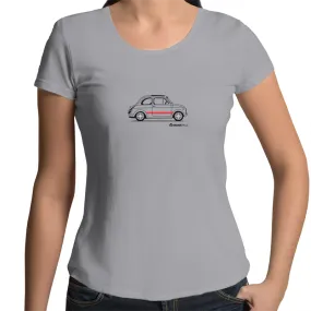 Fiat Side - Womens Scoop Neck T-Shirt