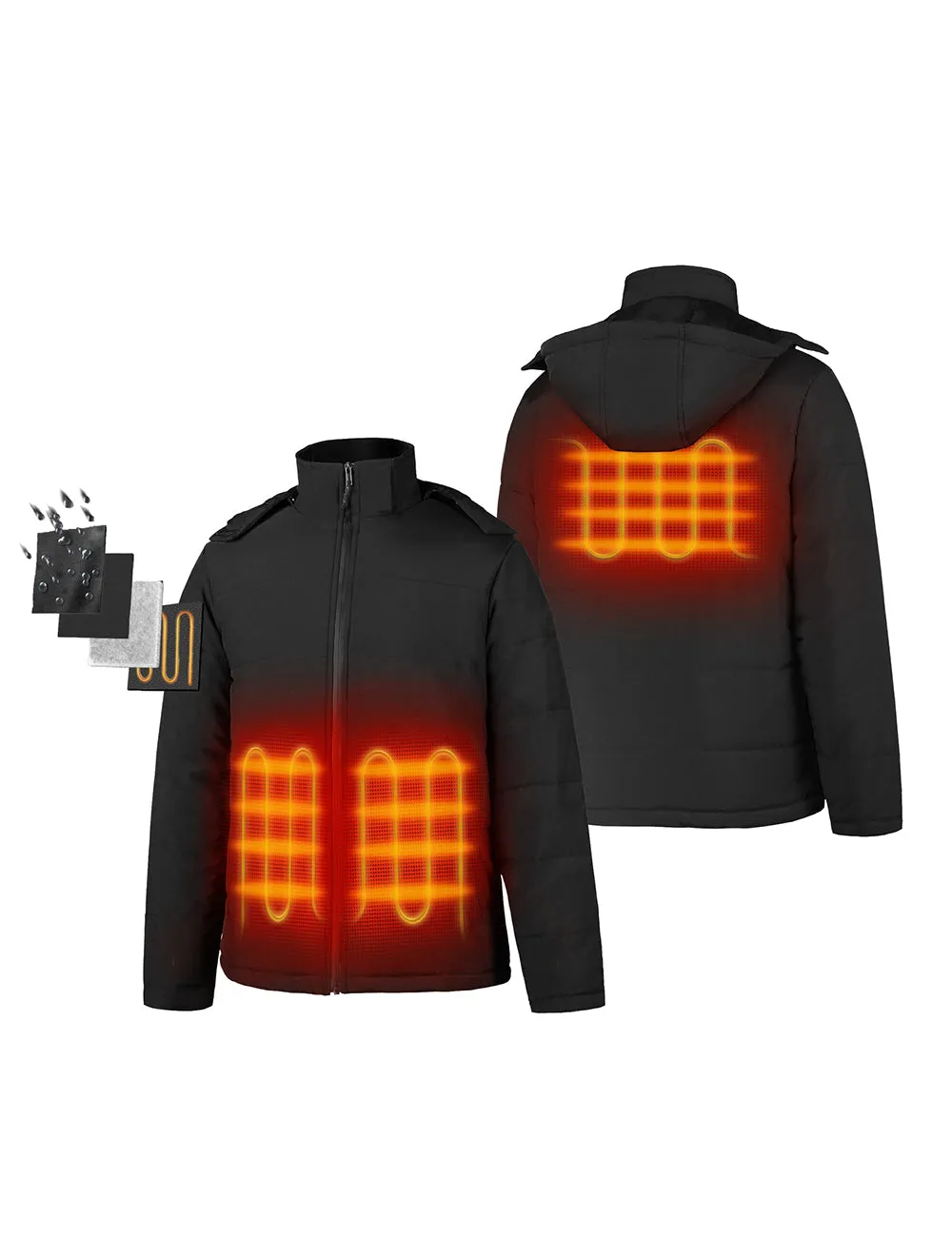 Final Sale - Men’s Heated Thermolite® Jacket - Black