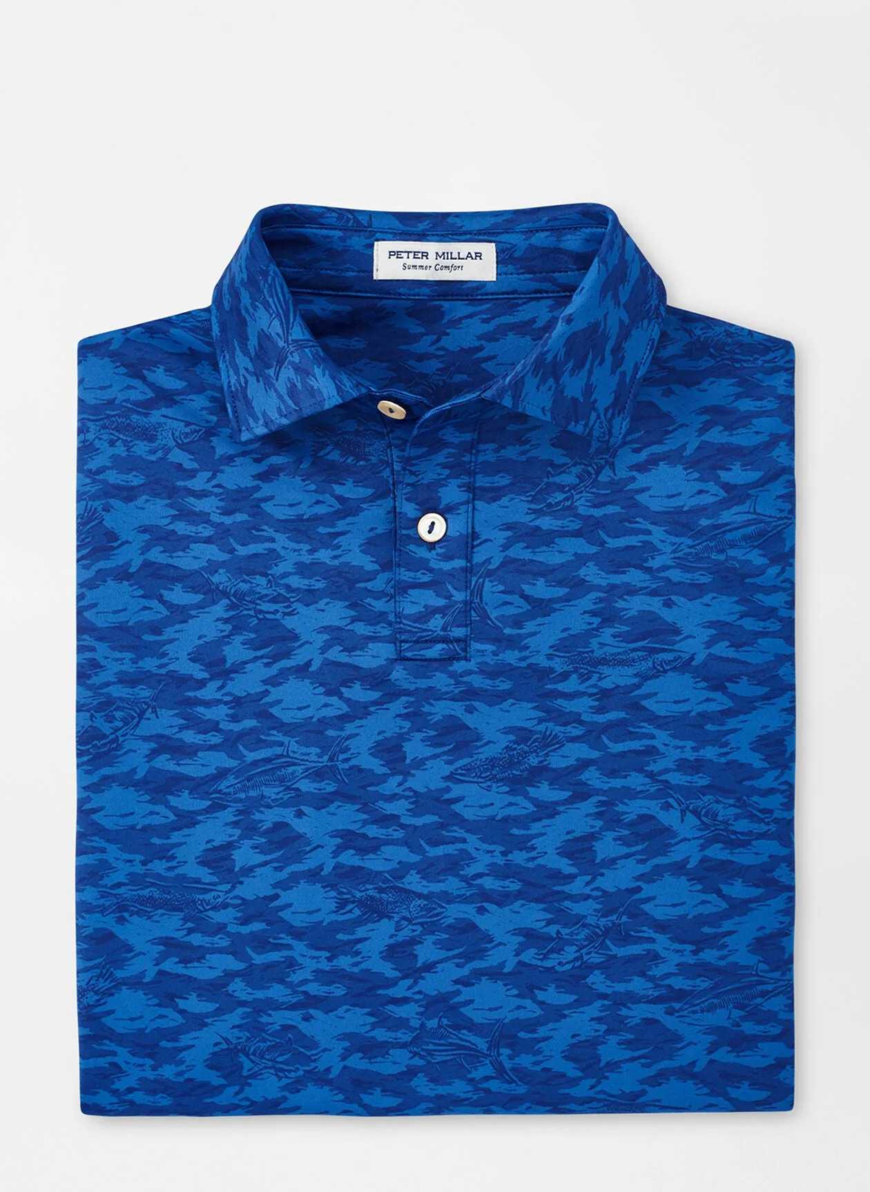 Fish Camo Youth Performance Jersey Polo