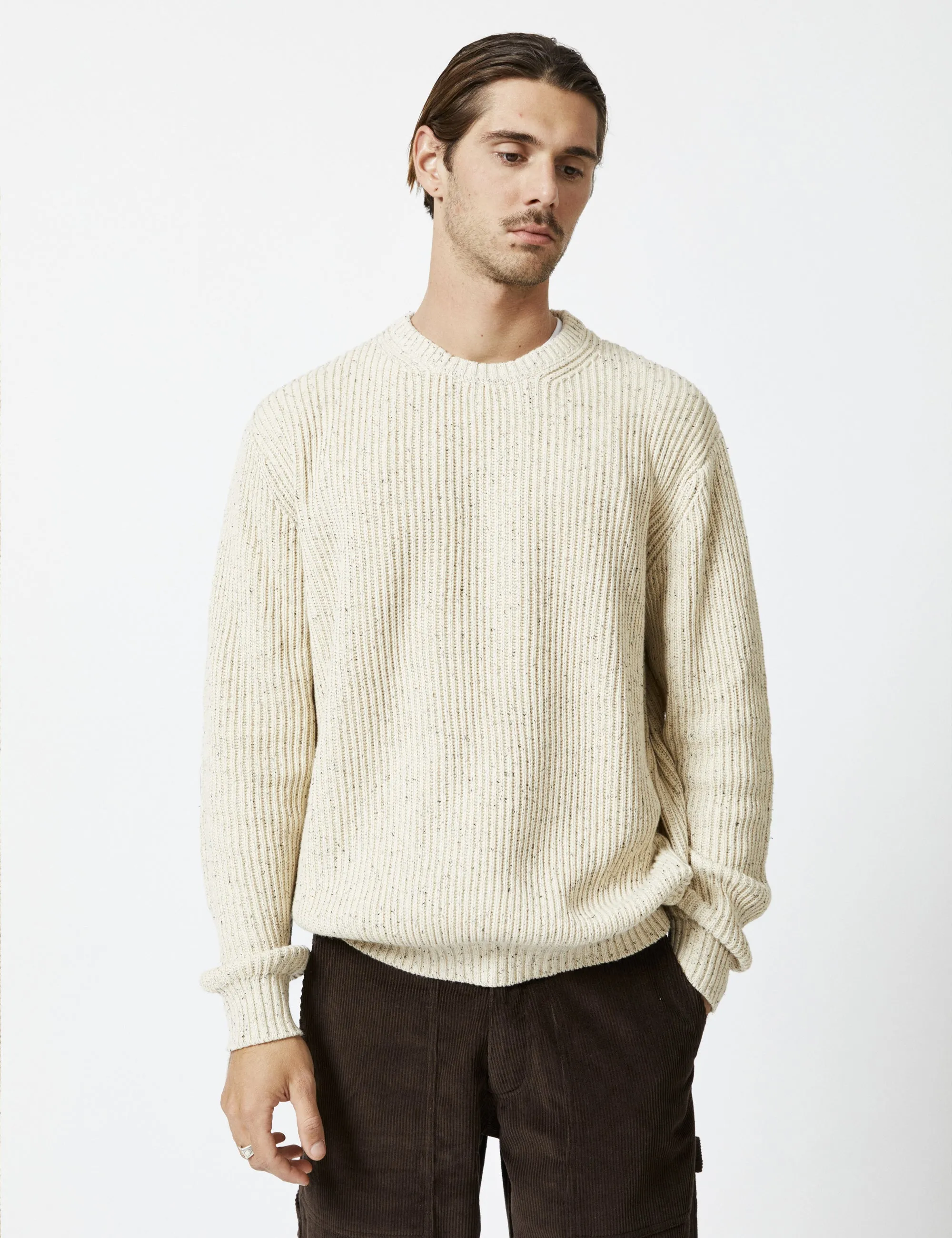 Fisher Chunky Organic Knit - Oatmeal