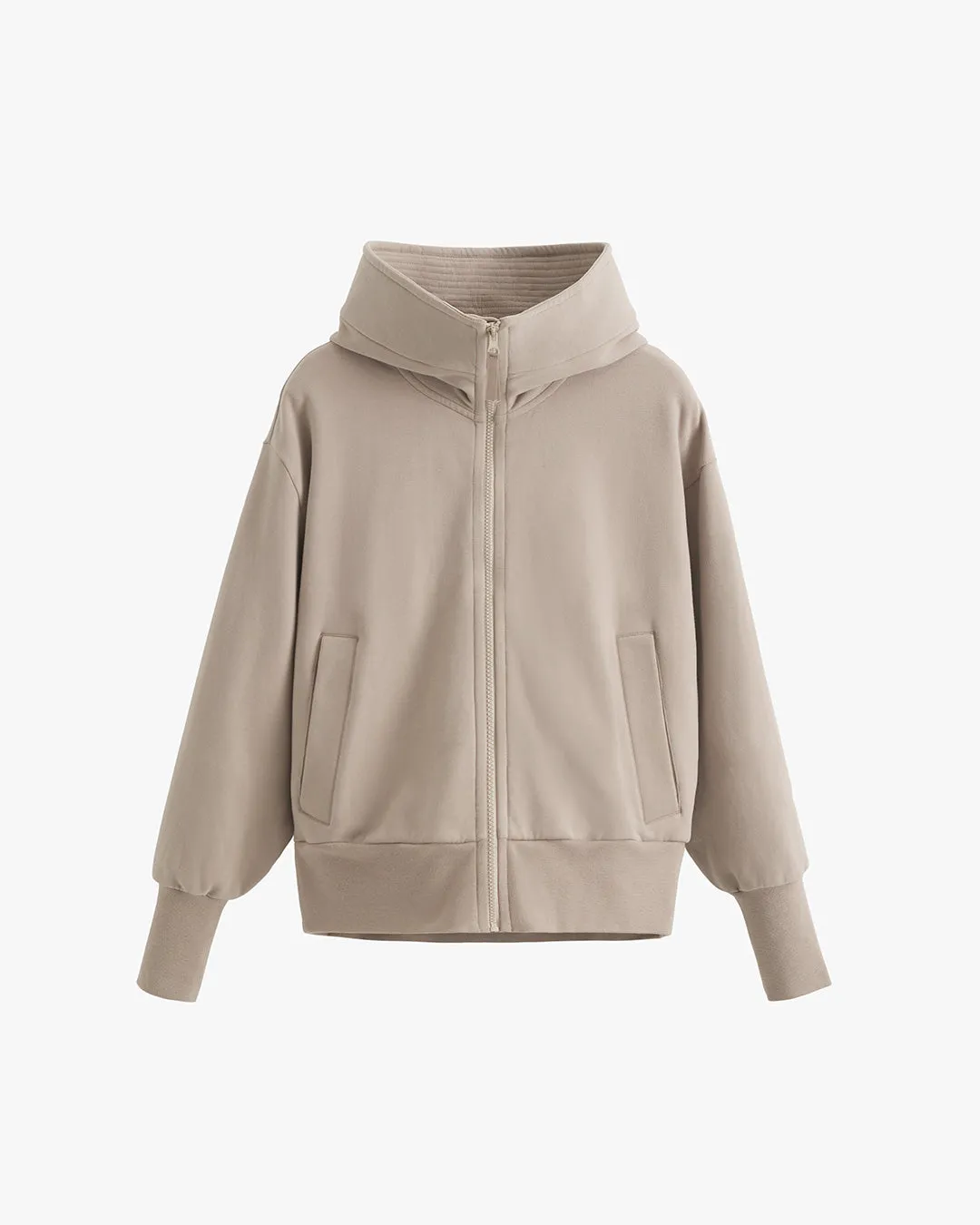 Fleece Funnel Neck Hoodie