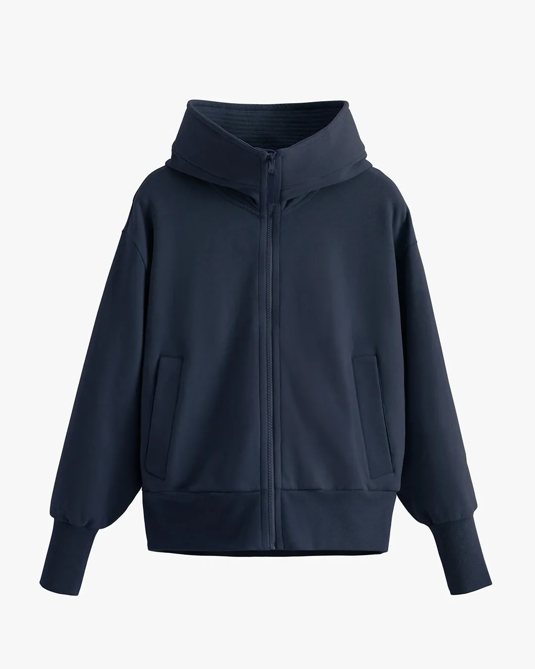 Fleece Funnel Neck Hoodie