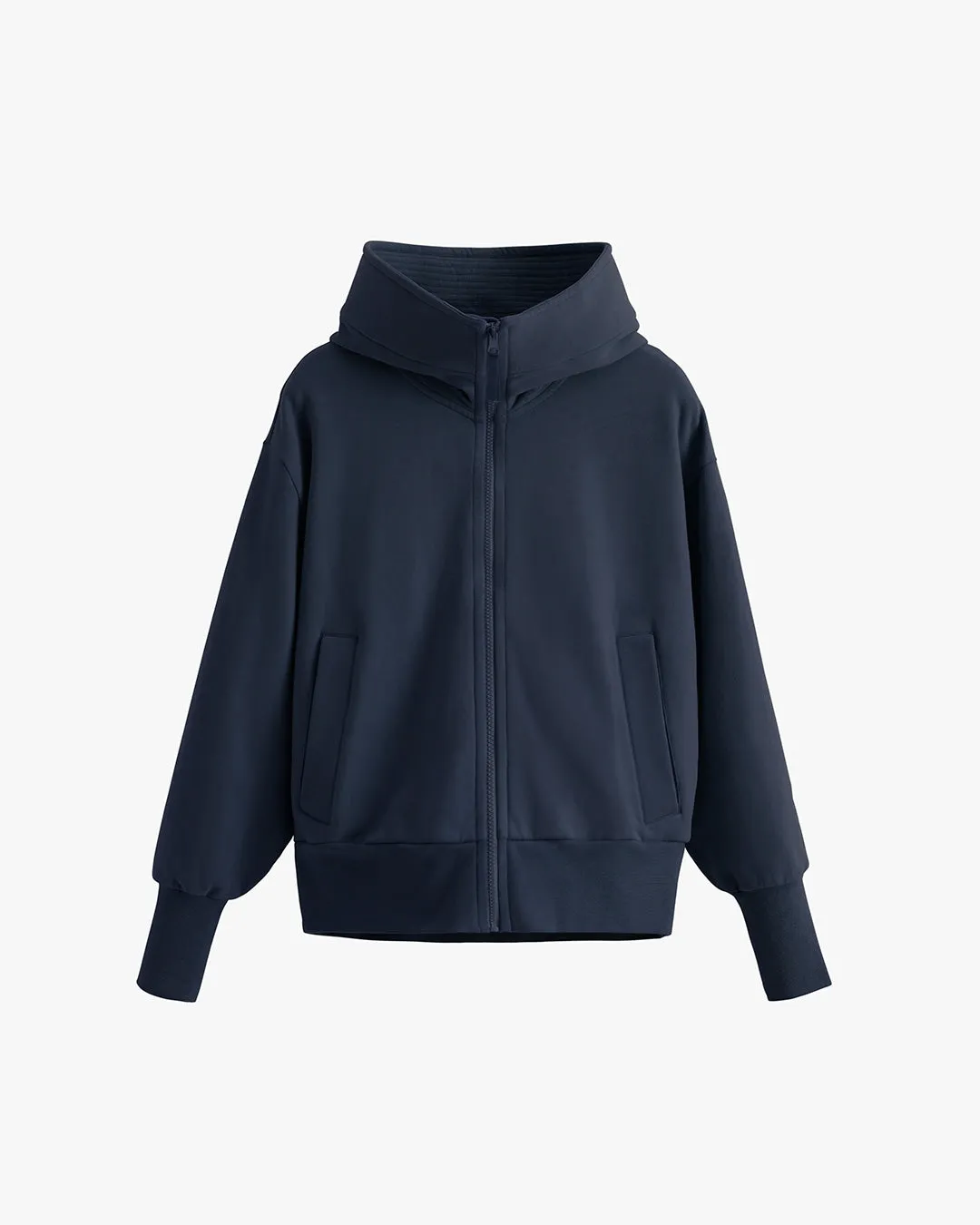 Fleece Funnel Neck Hoodie