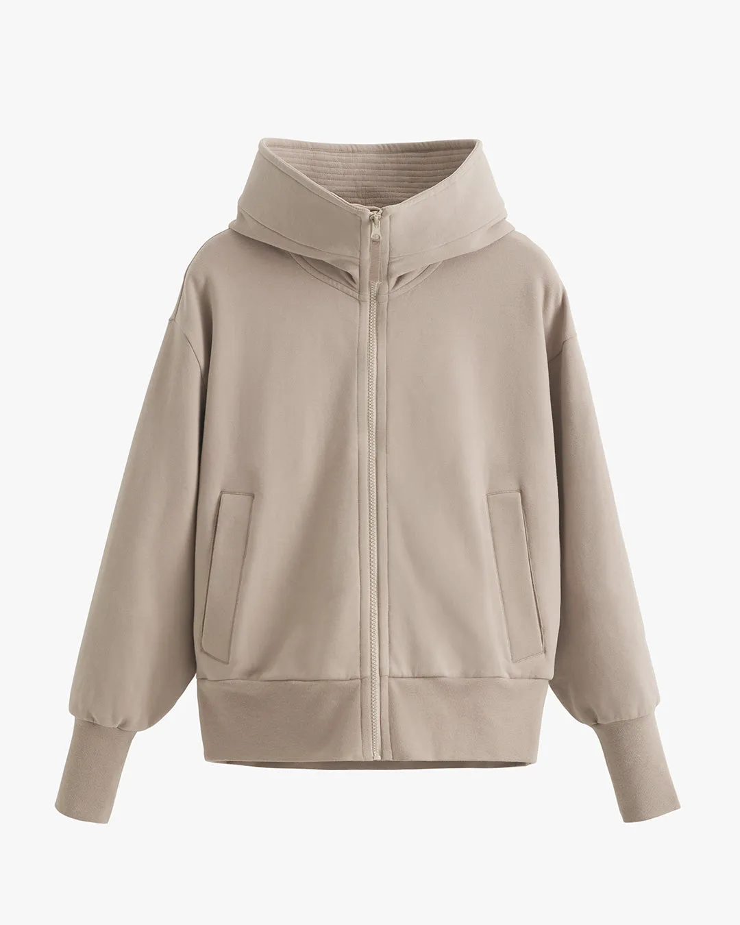 Fleece Funnel Neck Hoodie